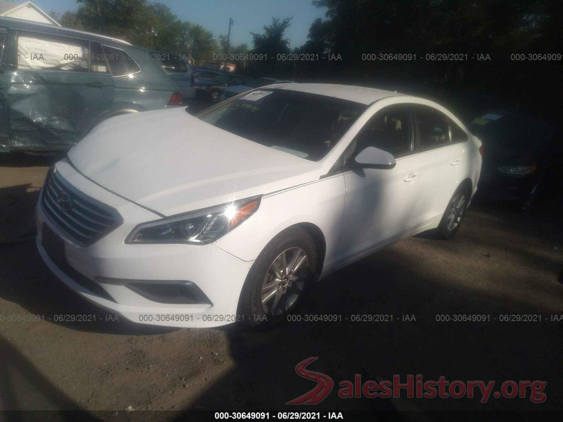 5NPE24AFXHH500529 2017 HYUNDAI SONATA