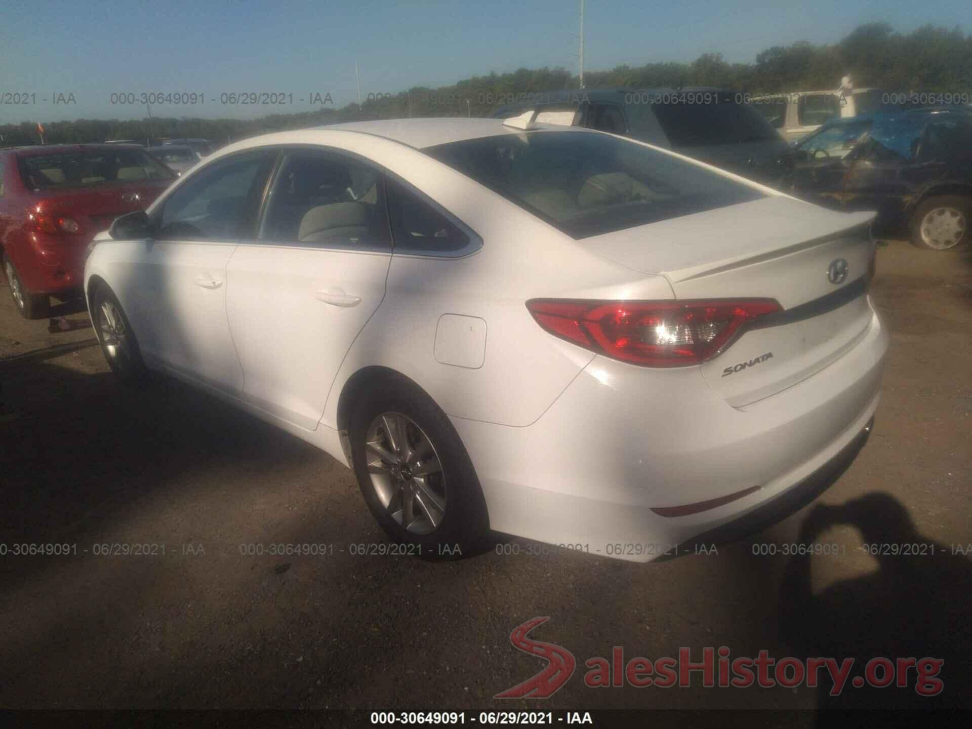 5NPE24AFXHH500529 2017 HYUNDAI SONATA