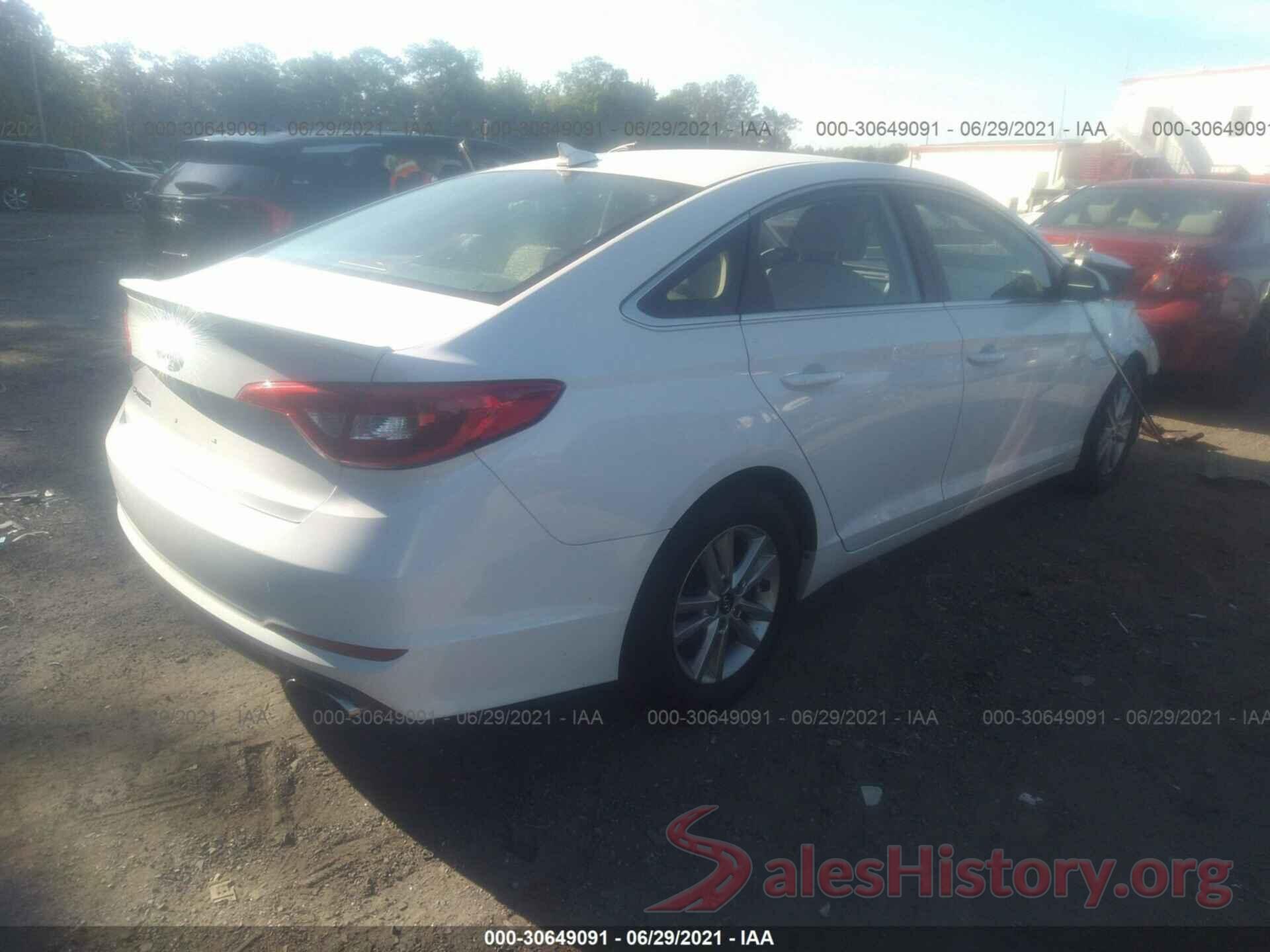 5NPE24AFXHH500529 2017 HYUNDAI SONATA