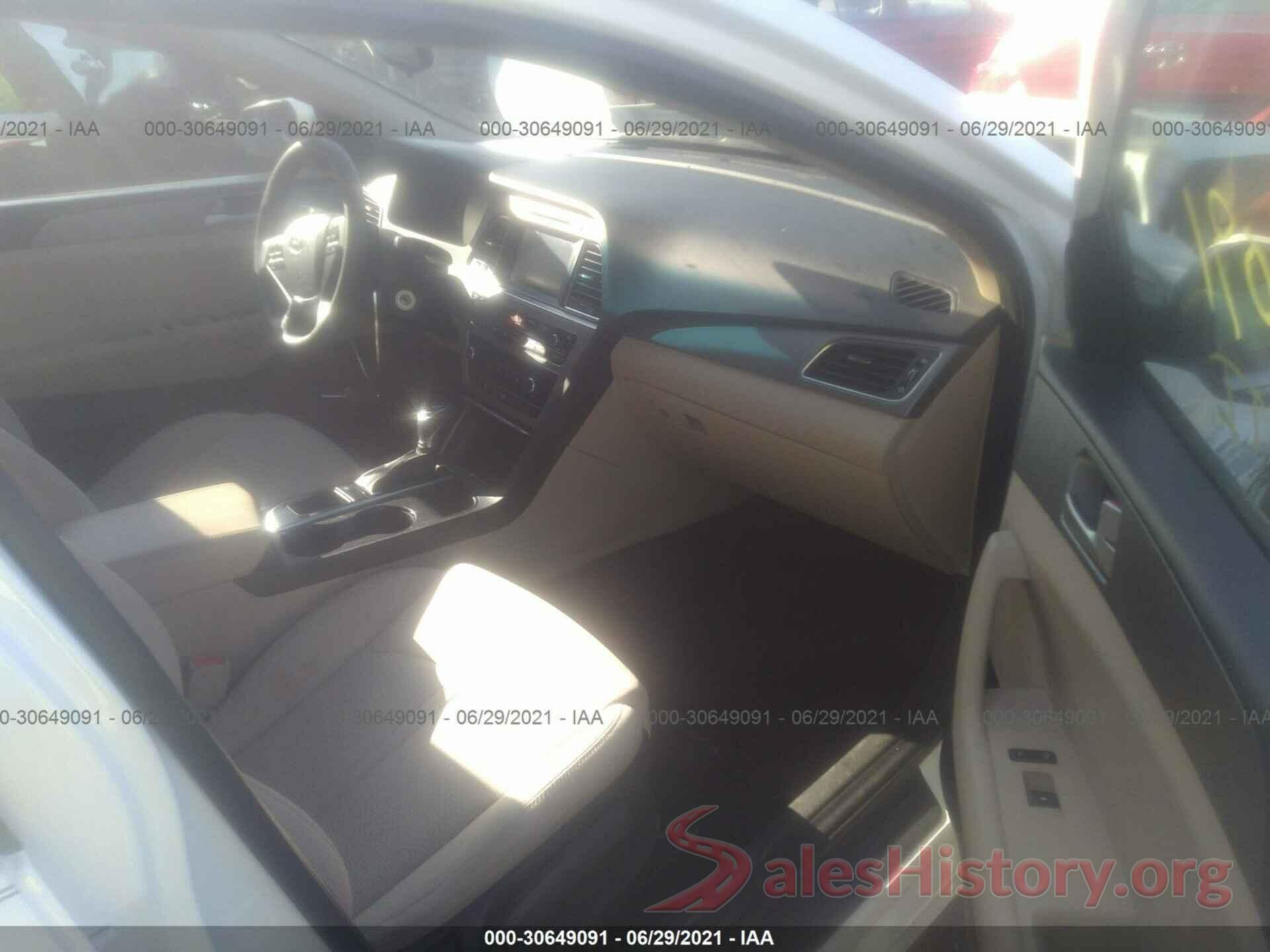 5NPE24AFXHH500529 2017 HYUNDAI SONATA