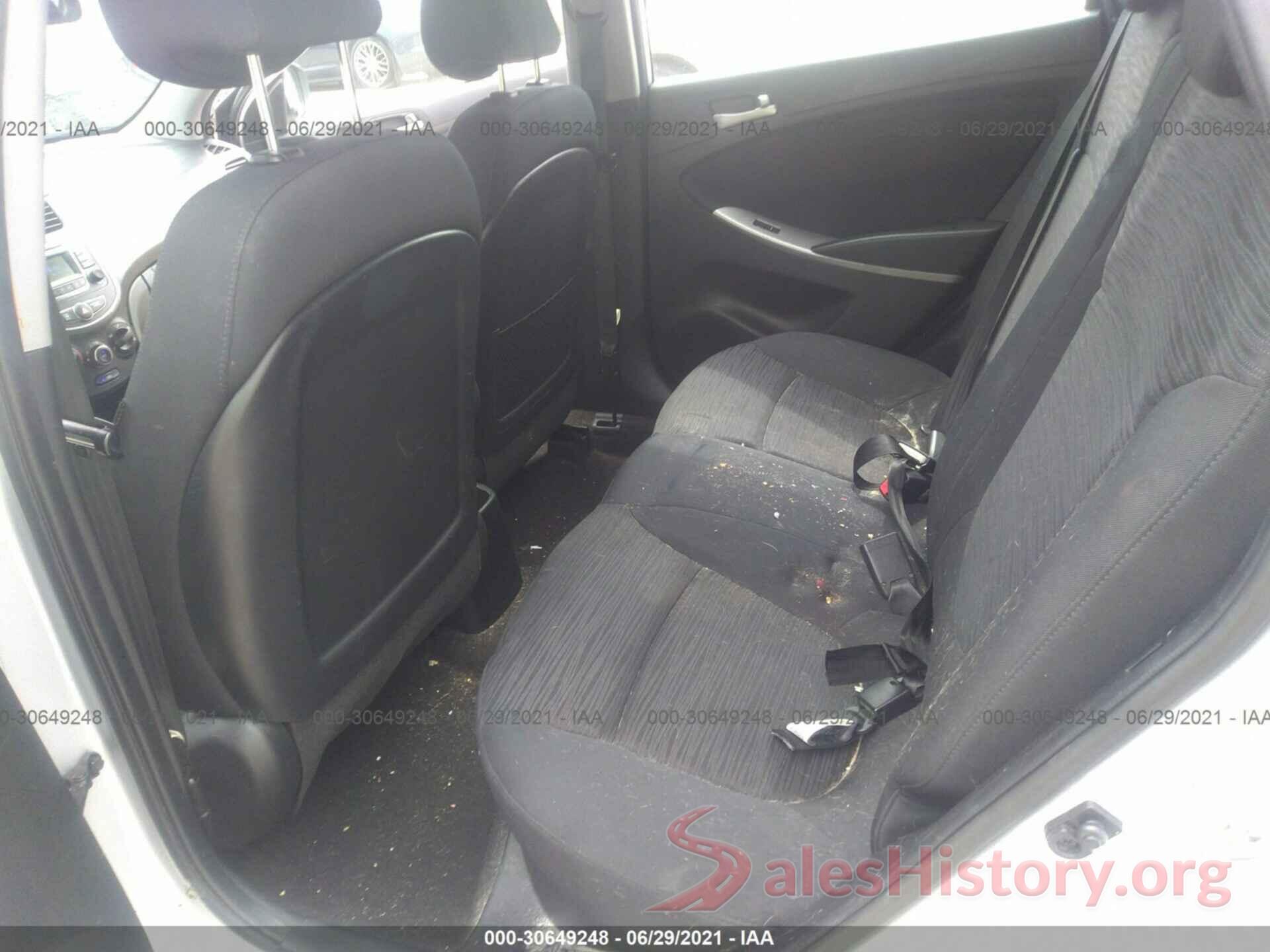 KMHCT5AE9HU315956 2017 HYUNDAI ACCENT