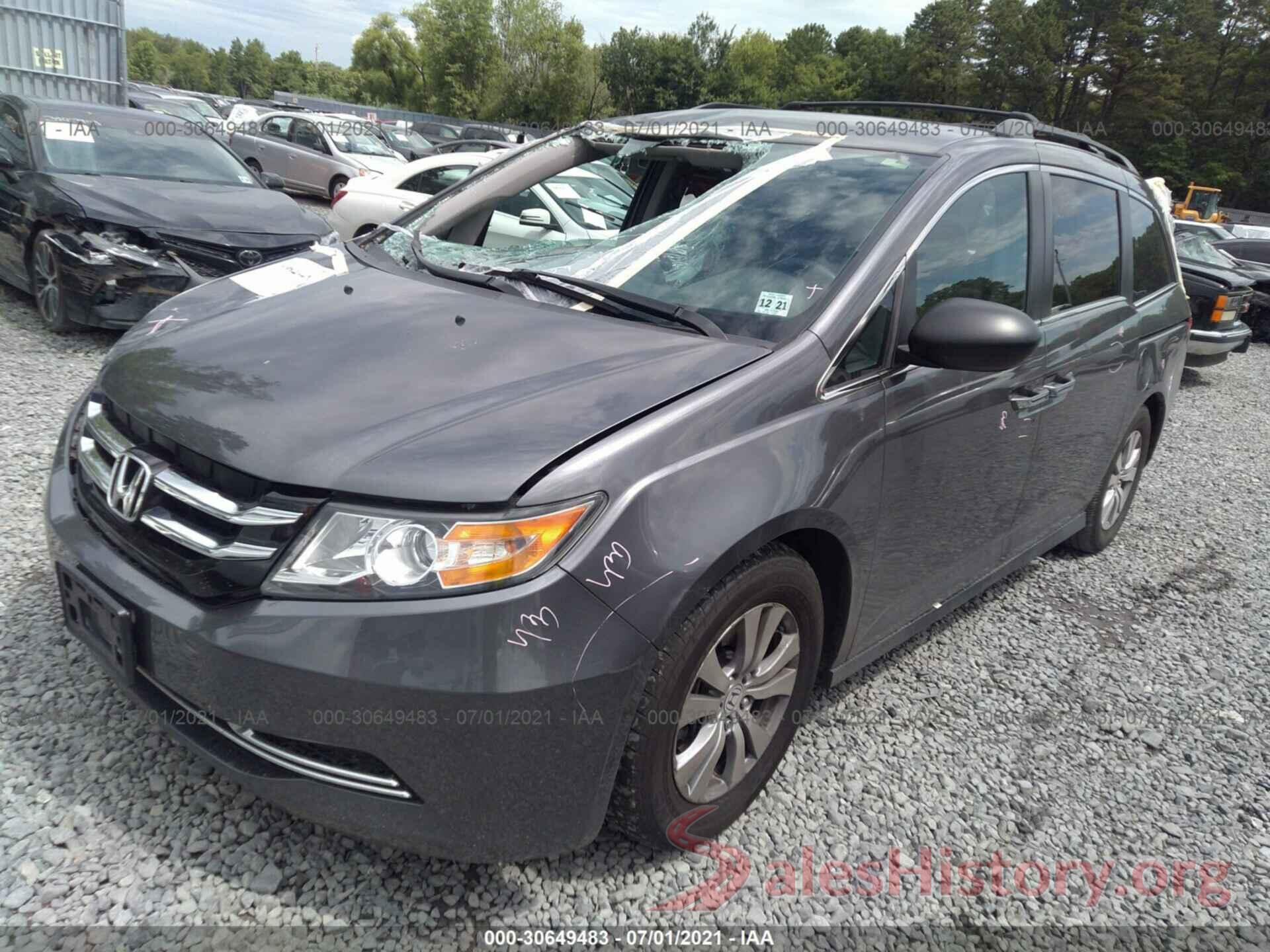 5FNRL5H48GB156513 2016 HONDA ODYSSEY