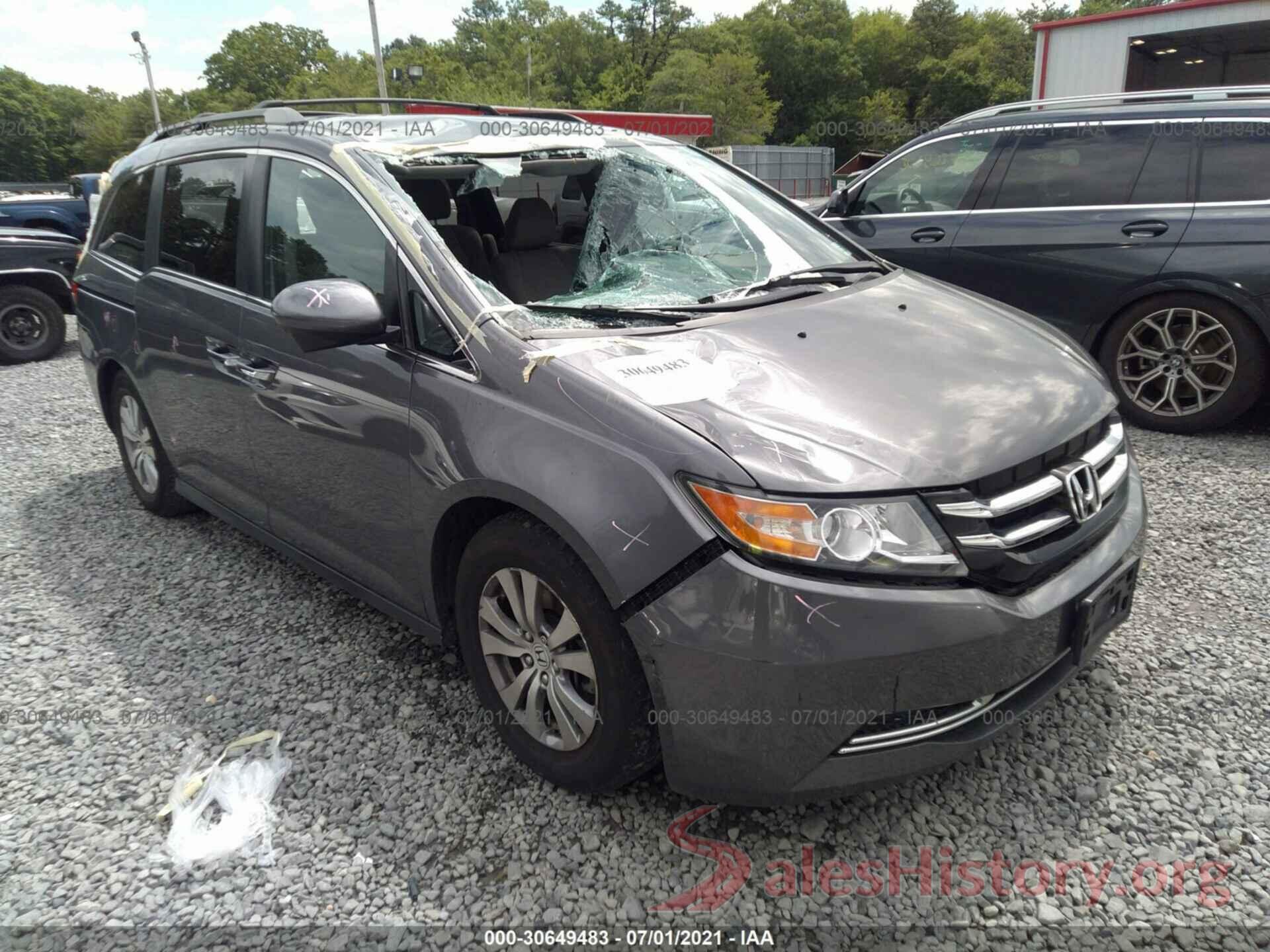 5FNRL5H48GB156513 2016 HONDA ODYSSEY