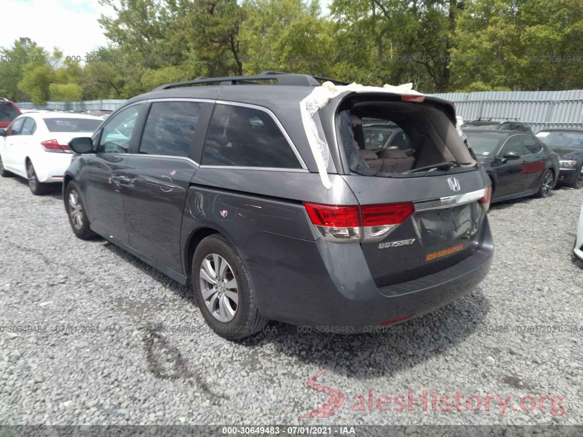 5FNRL5H48GB156513 2016 HONDA ODYSSEY