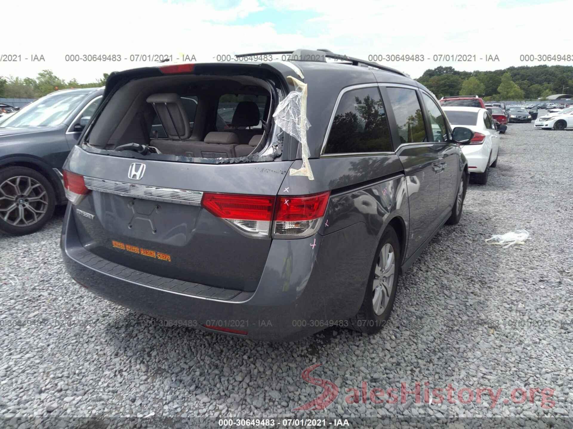 5FNRL5H48GB156513 2016 HONDA ODYSSEY