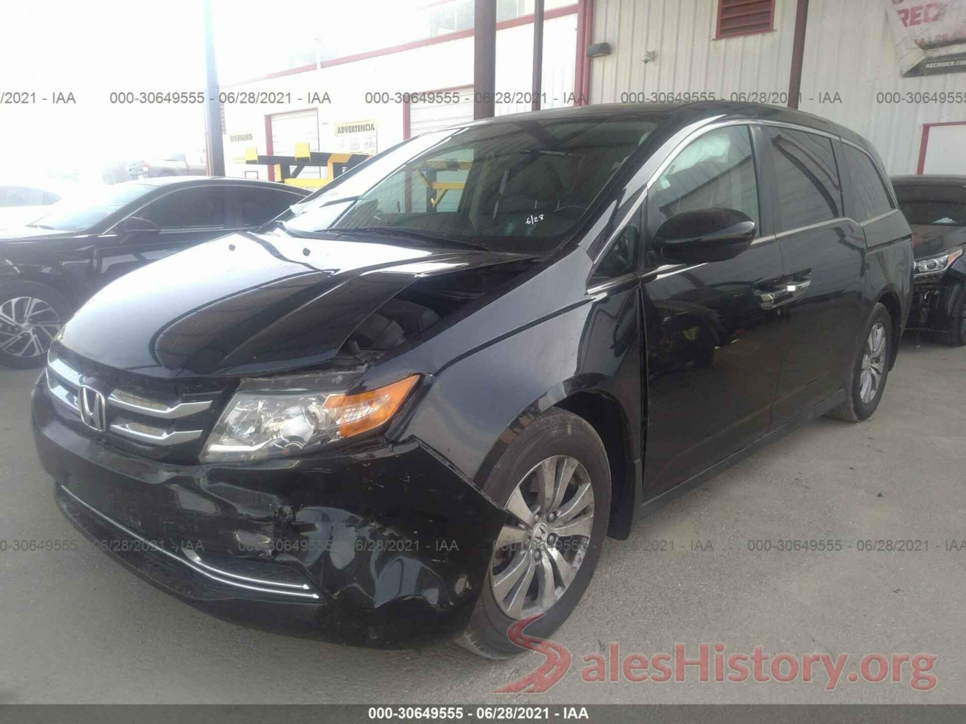 5FNRL5H61GB085978 2016 HONDA ODYSSEY