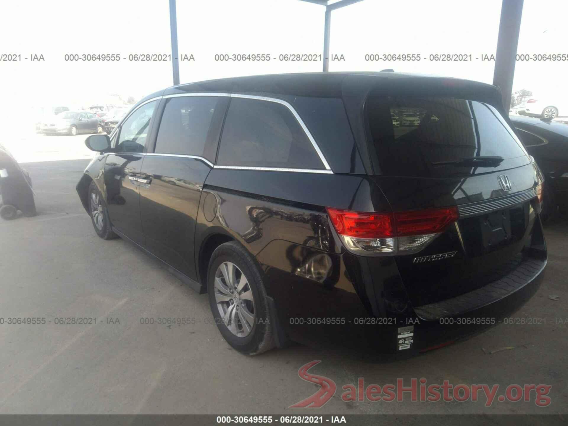 5FNRL5H61GB085978 2016 HONDA ODYSSEY