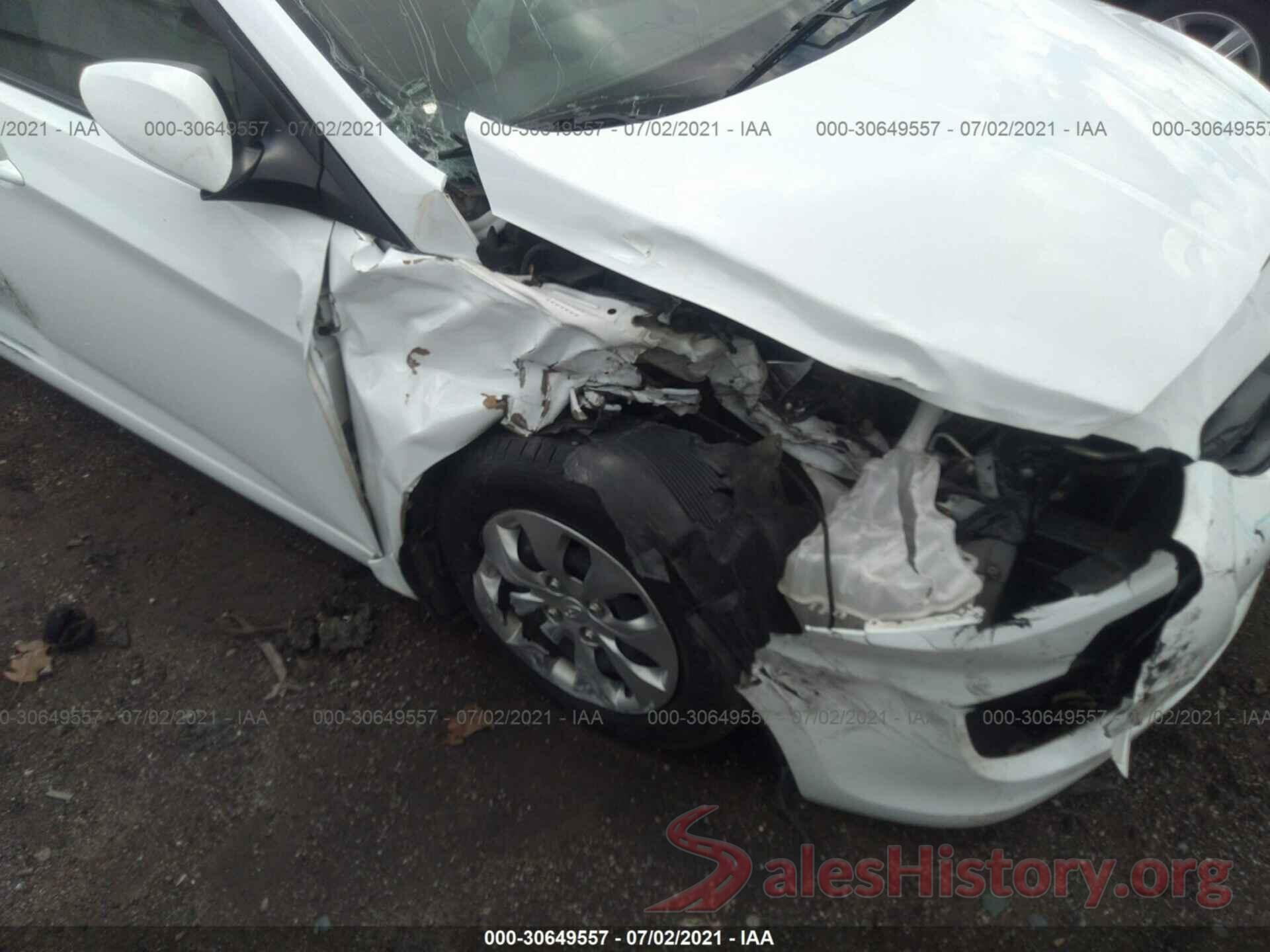 KMHCT4AE4HU345182 2017 HYUNDAI ACCENT