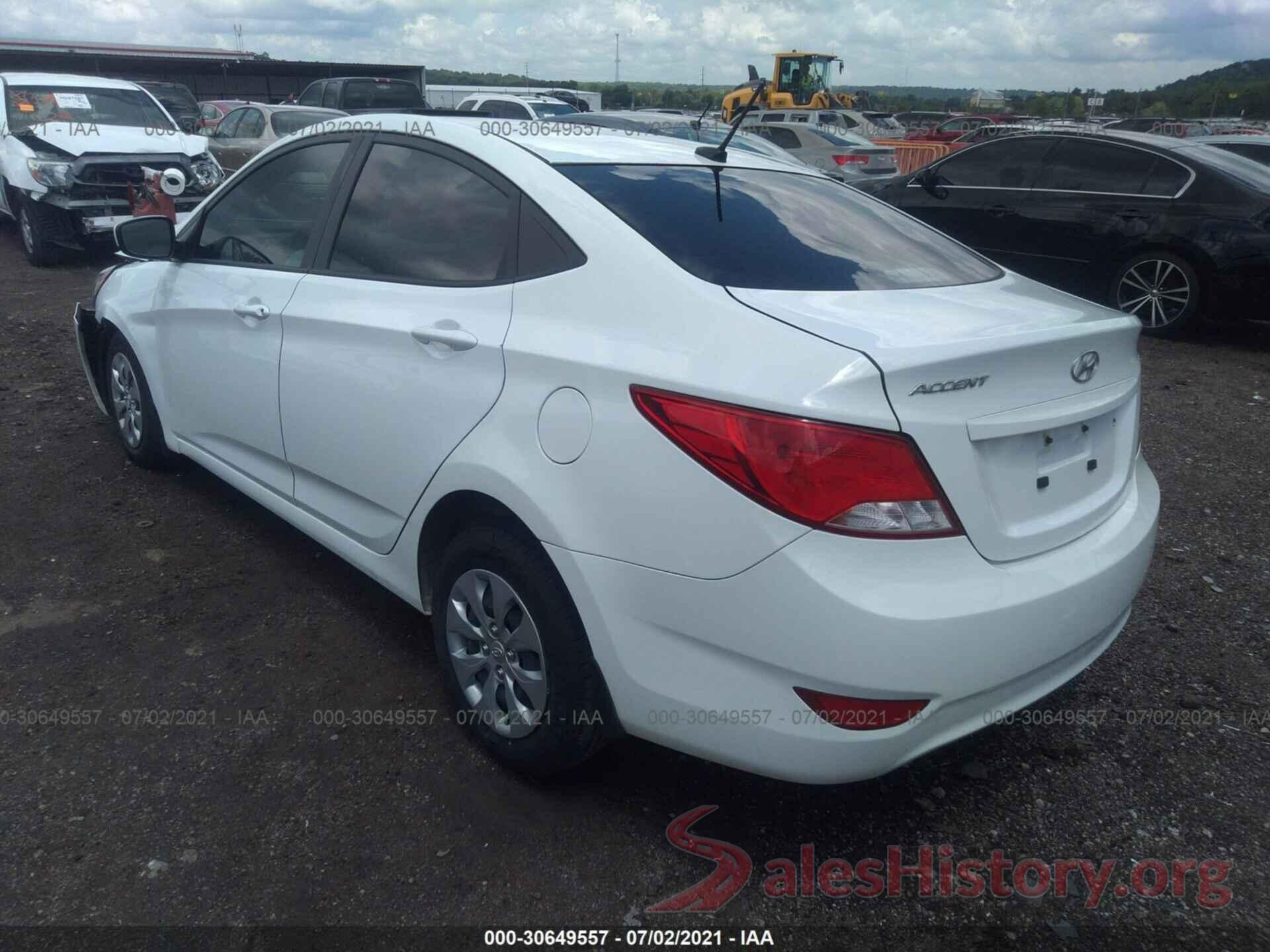 KMHCT4AE4HU345182 2017 HYUNDAI ACCENT