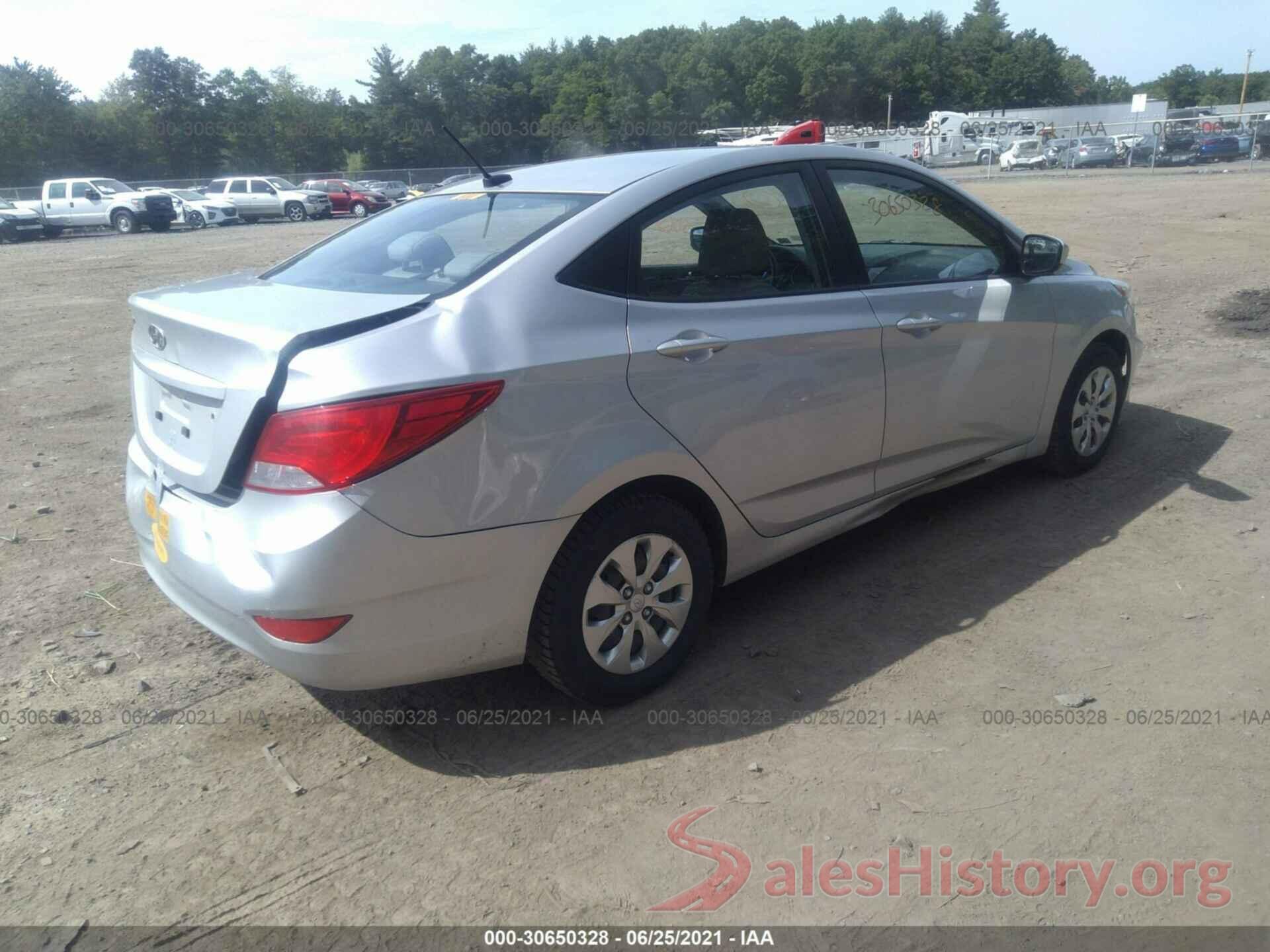 KMHCT4AE0GU972427 2016 HYUNDAI ACCENT