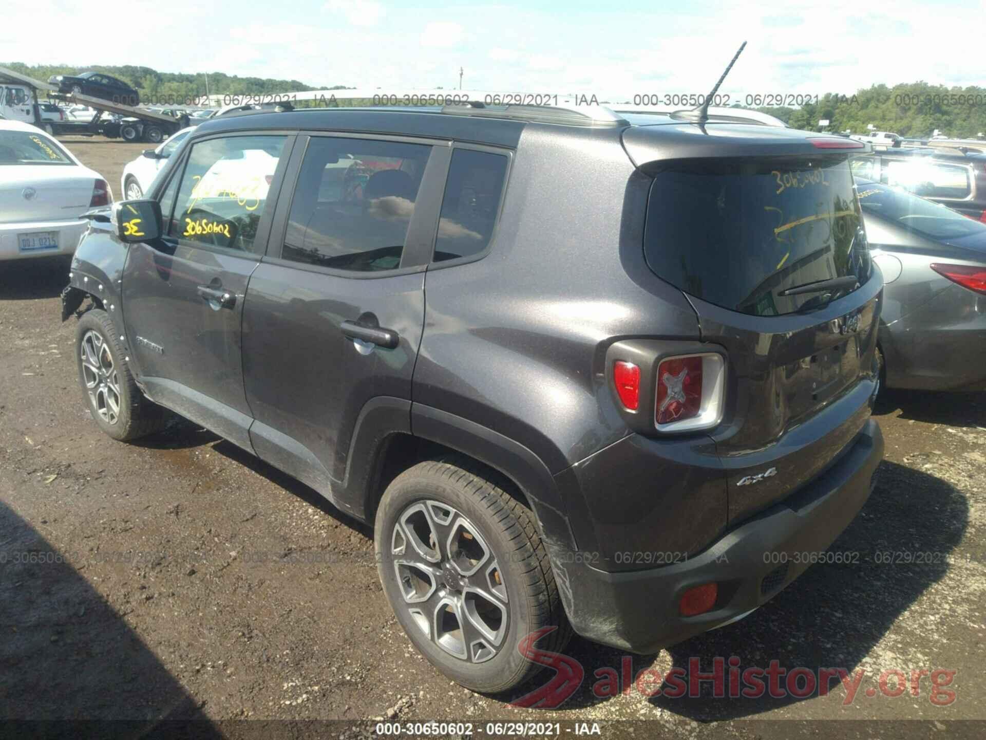 ZACCJBDT1GPD97829 2016 JEEP RENEGADE