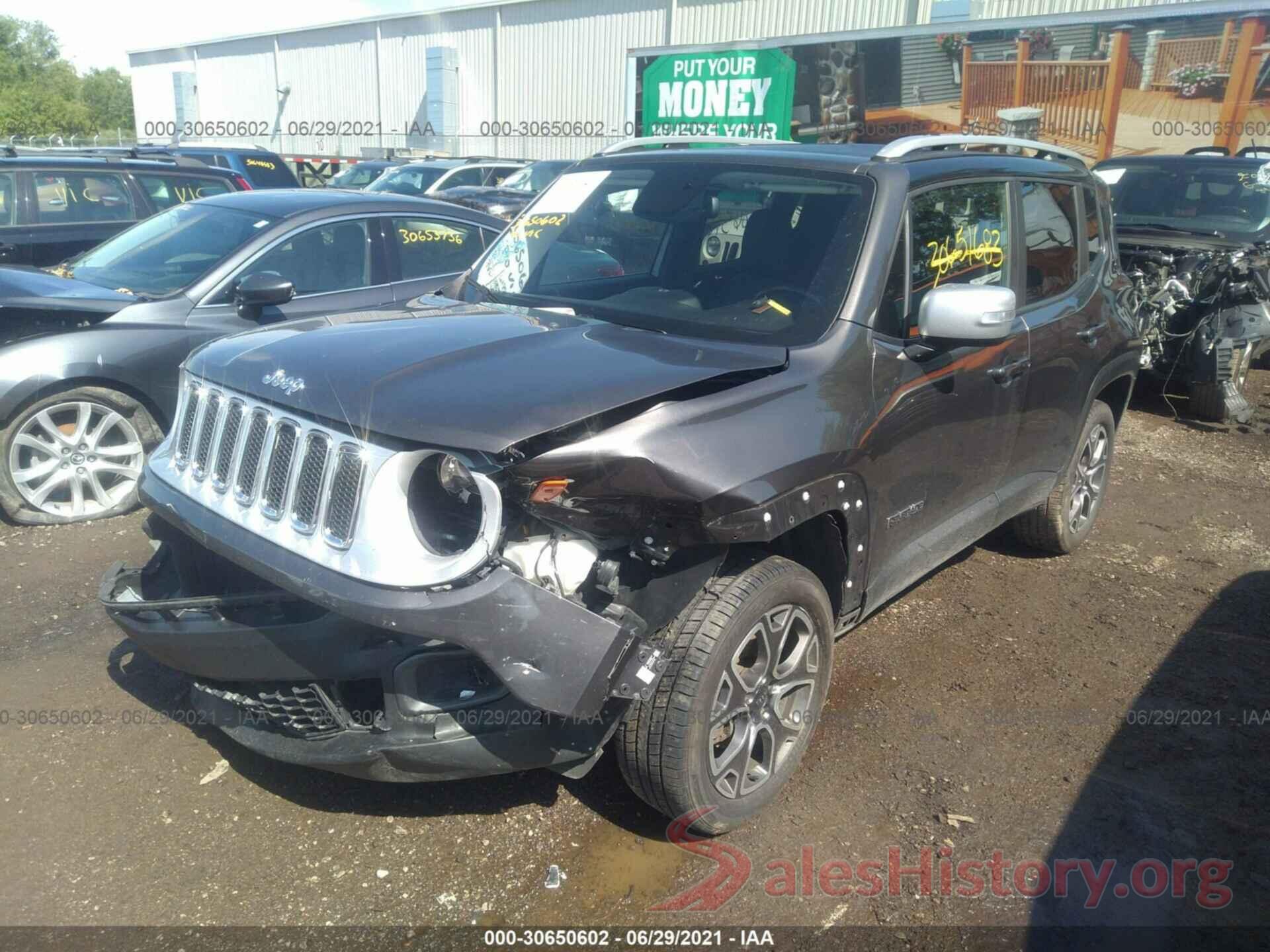 ZACCJBDT1GPD97829 2016 JEEP RENEGADE