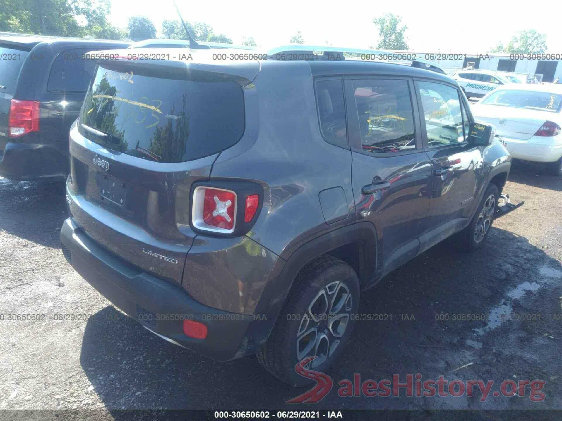 ZACCJBDT1GPD97829 2016 JEEP RENEGADE