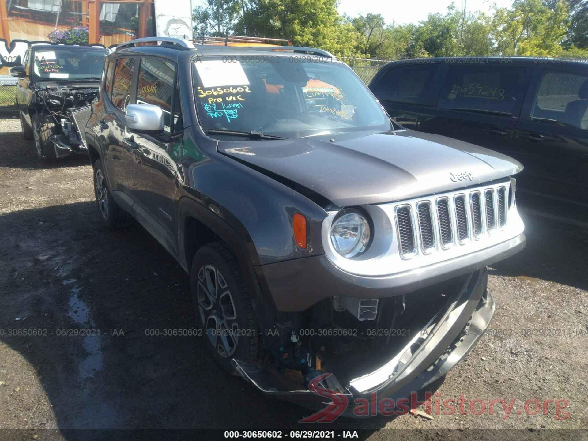 ZACCJBDT1GPD97829 2016 JEEP RENEGADE