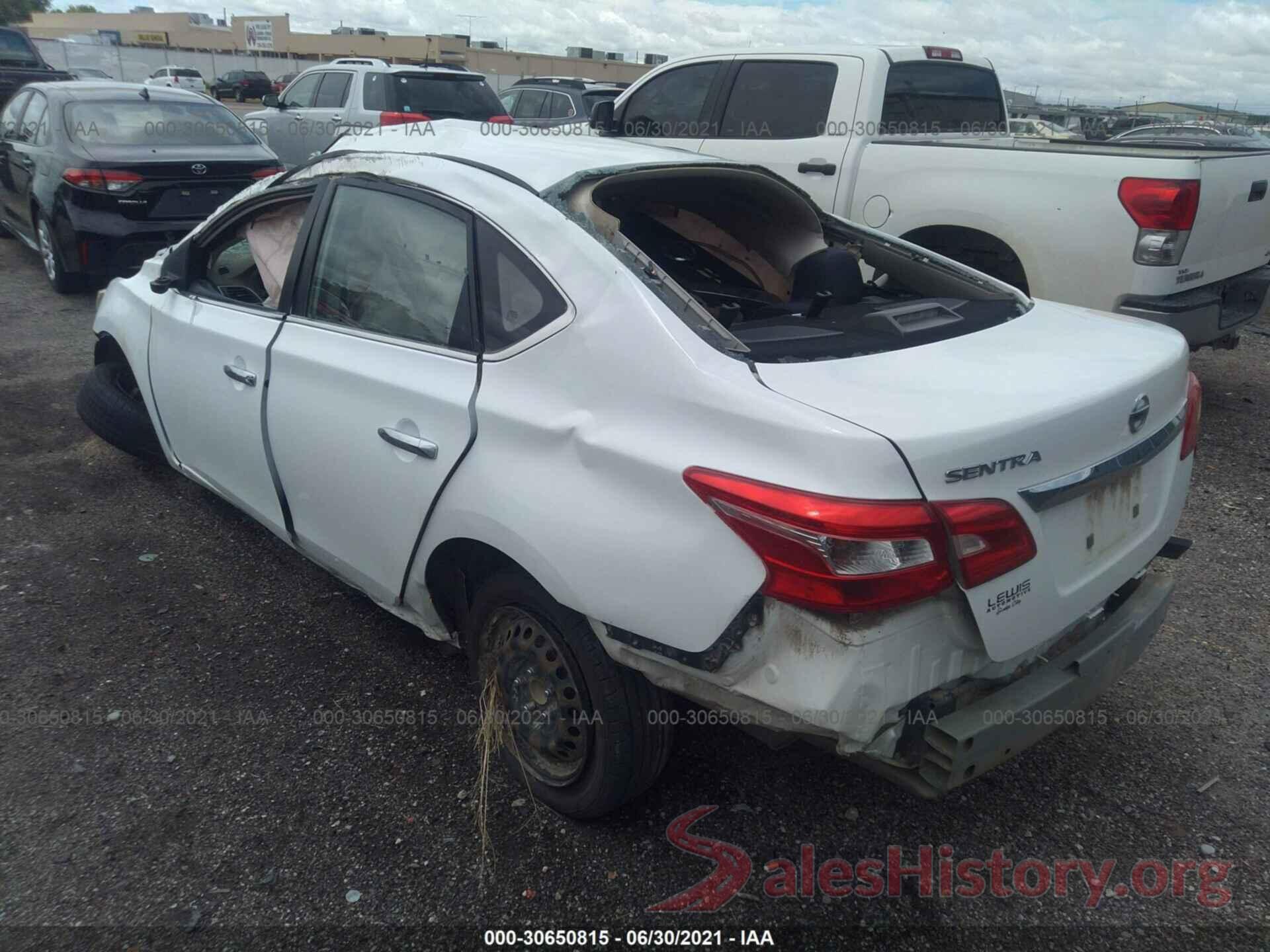 3N1AB7AP8GY232030 2016 NISSAN SENTRA