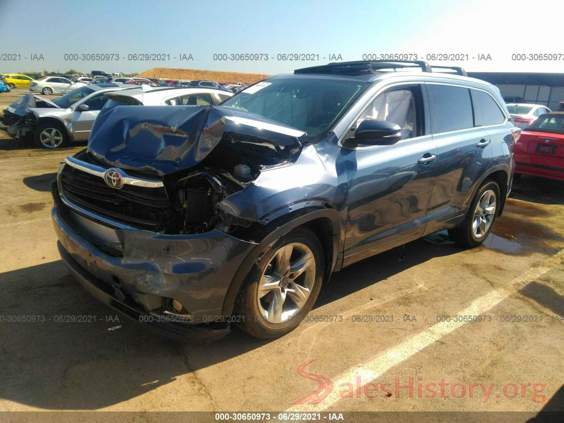 5TDDKRFH8GS317576 2016 TOYOTA HIGHLANDER