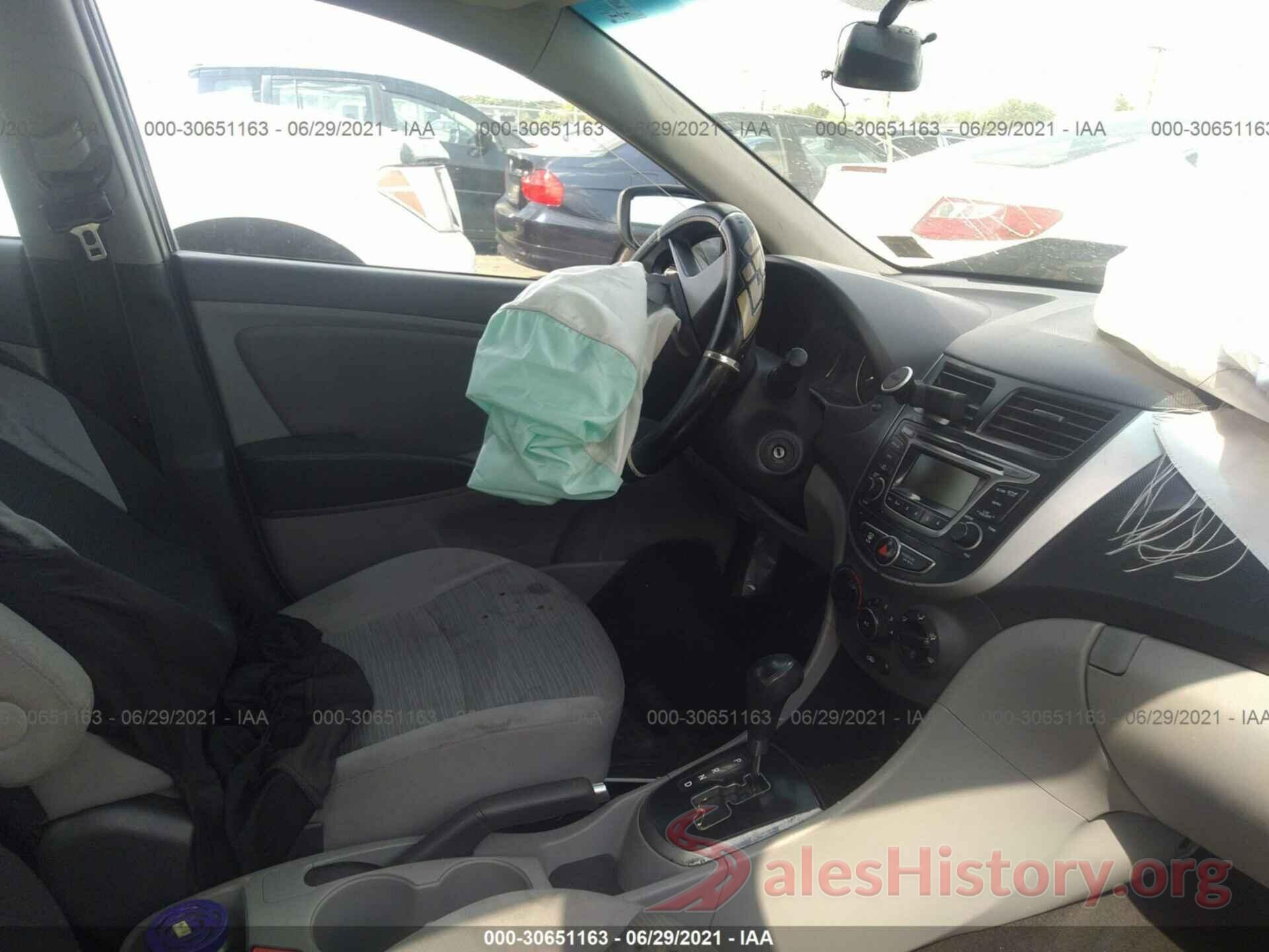 KMHCT4AE4HU355405 2017 HYUNDAI ACCENT