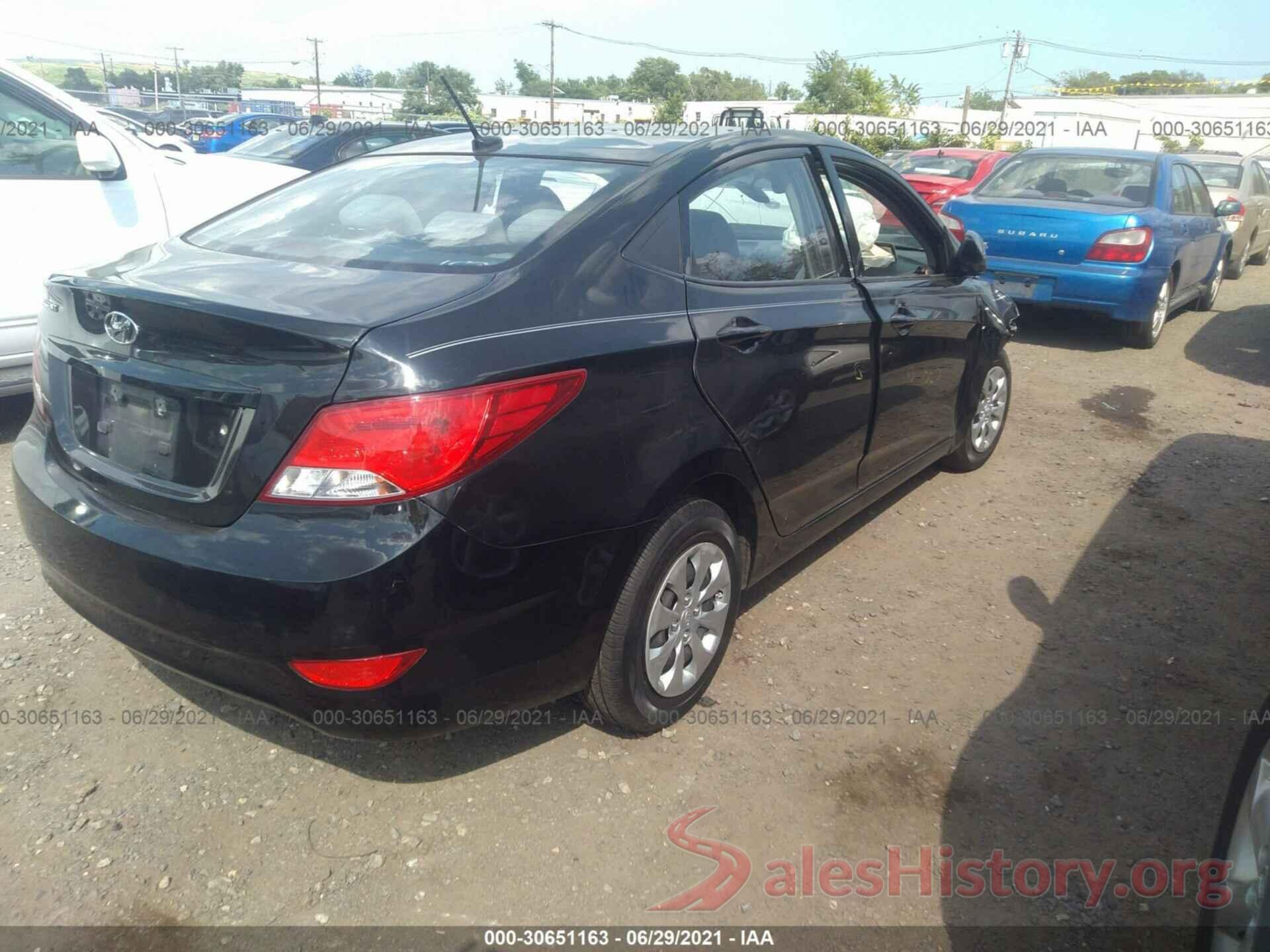 KMHCT4AE4HU355405 2017 HYUNDAI ACCENT