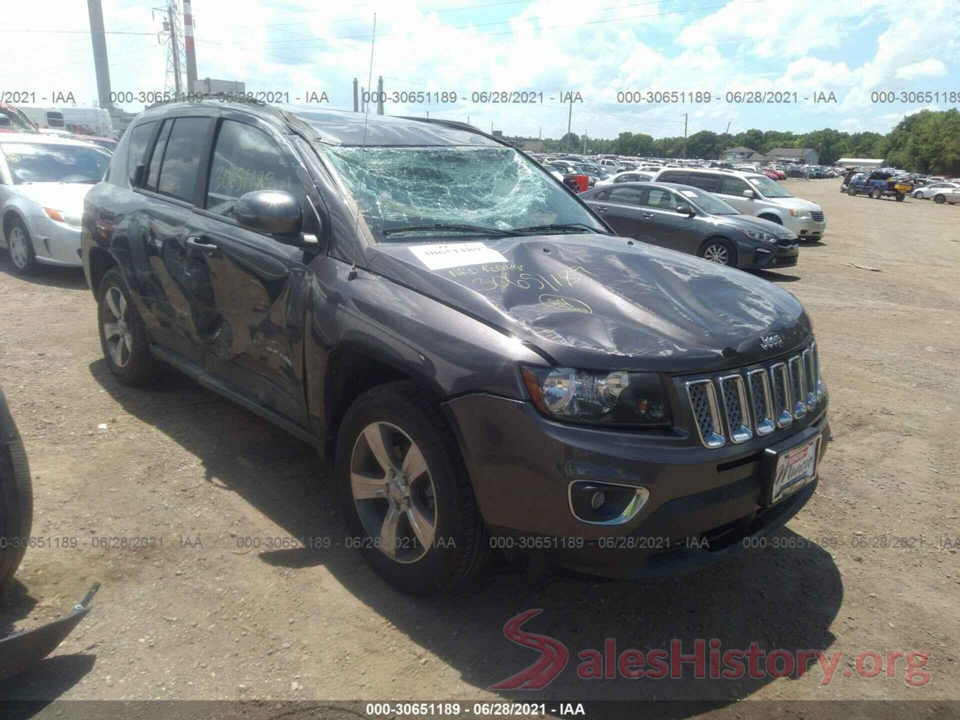 1C4NJDEB6HD107661 2017 JEEP COMPASS