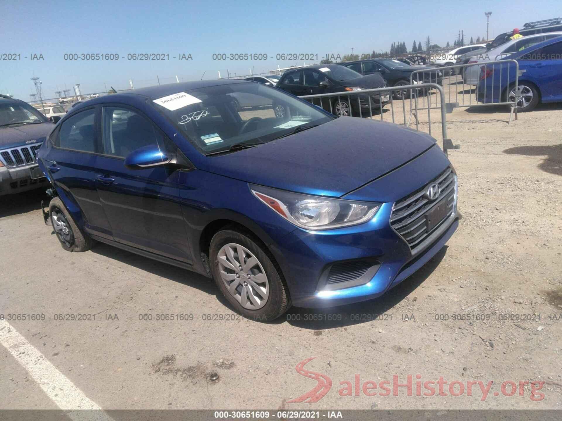 3KPC24A39KE085101 2019 HYUNDAI ACCENT