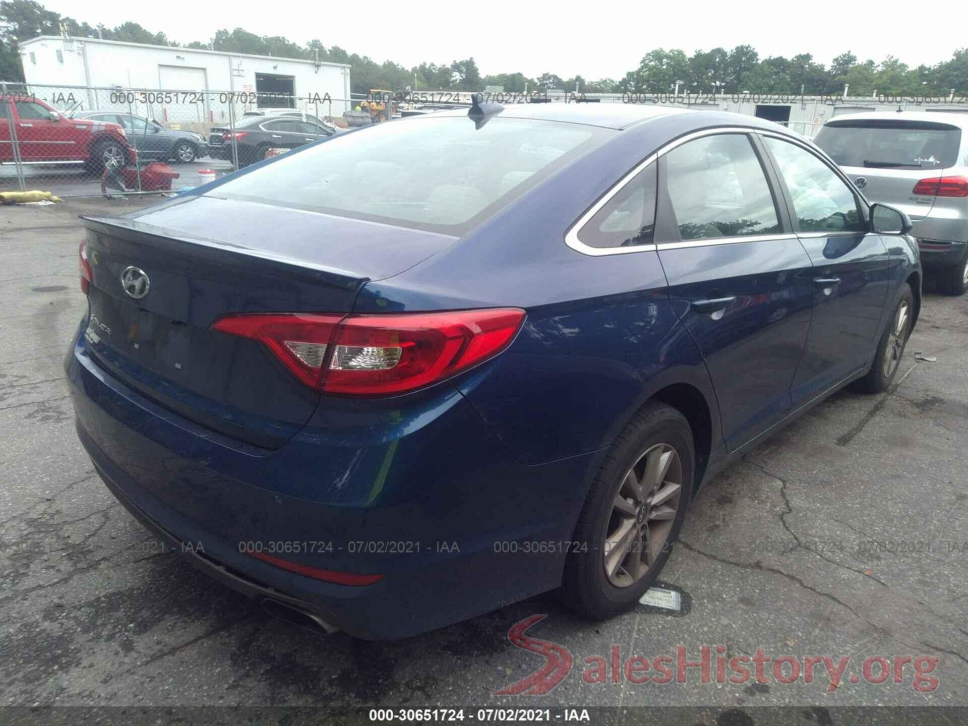 5NPE24AF5GH323709 2016 HYUNDAI SONATA