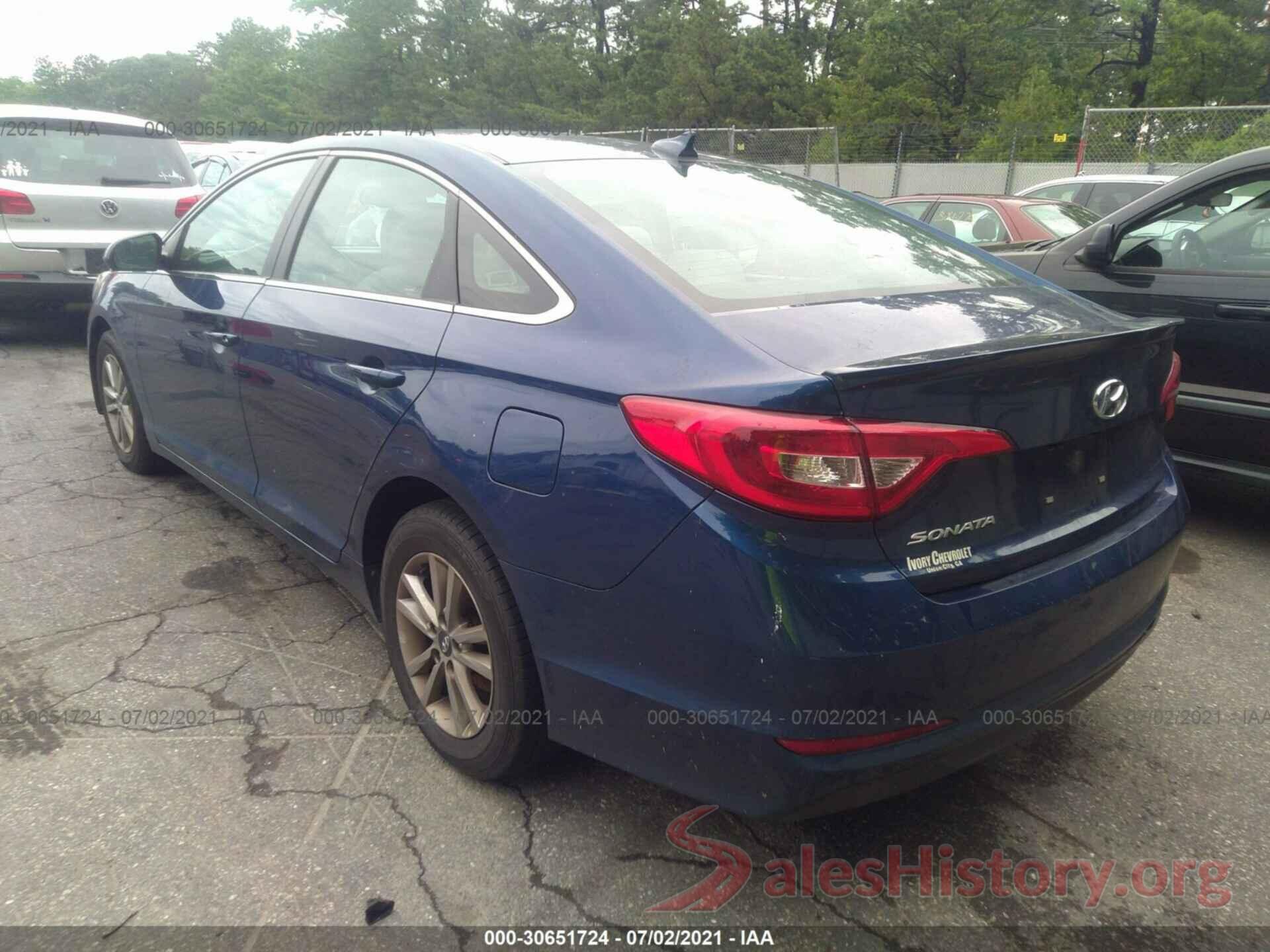 5NPE24AF5GH323709 2016 HYUNDAI SONATA