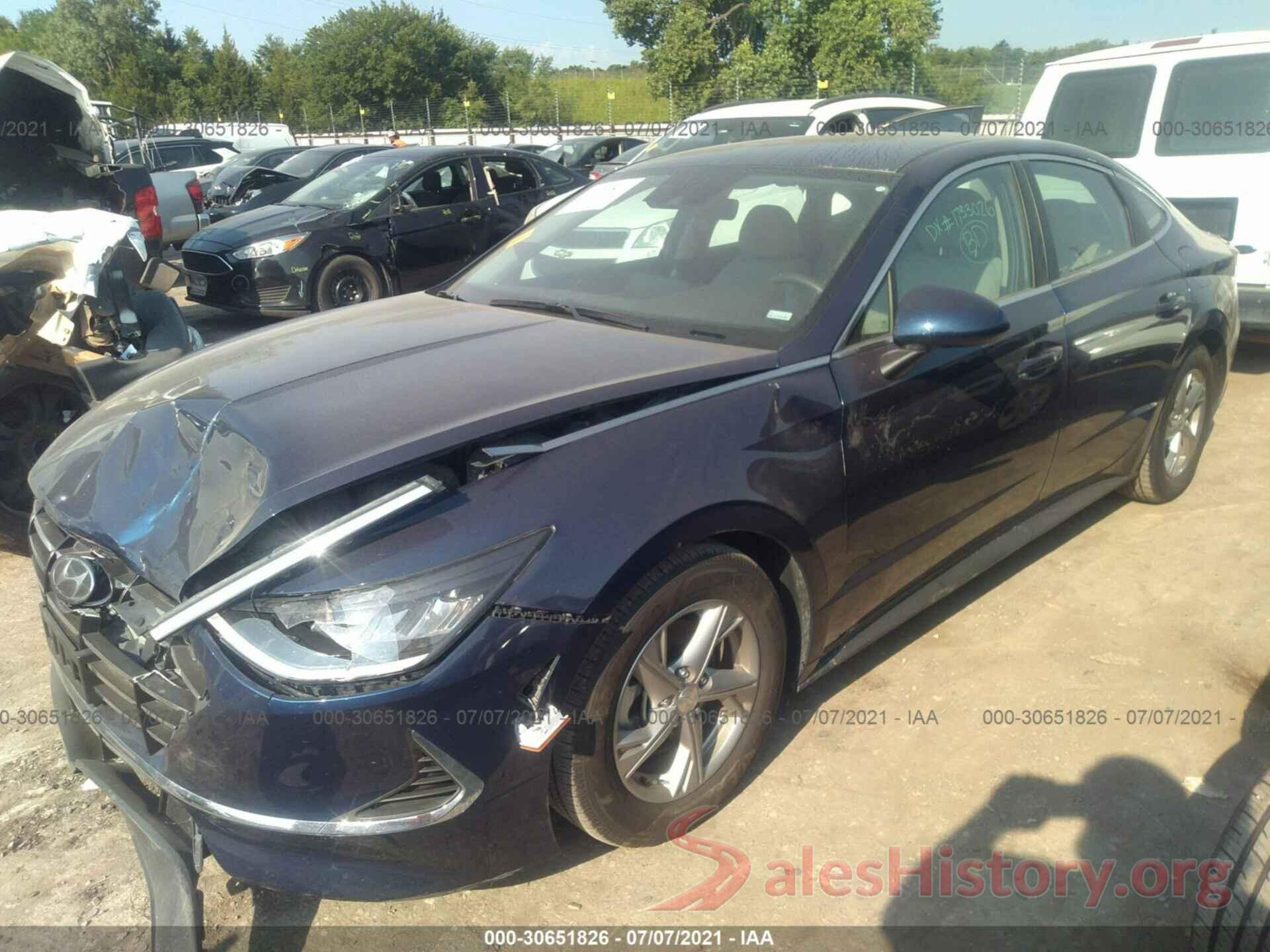 5NPEG4JA2MH070432 2021 HYUNDAI SONATA