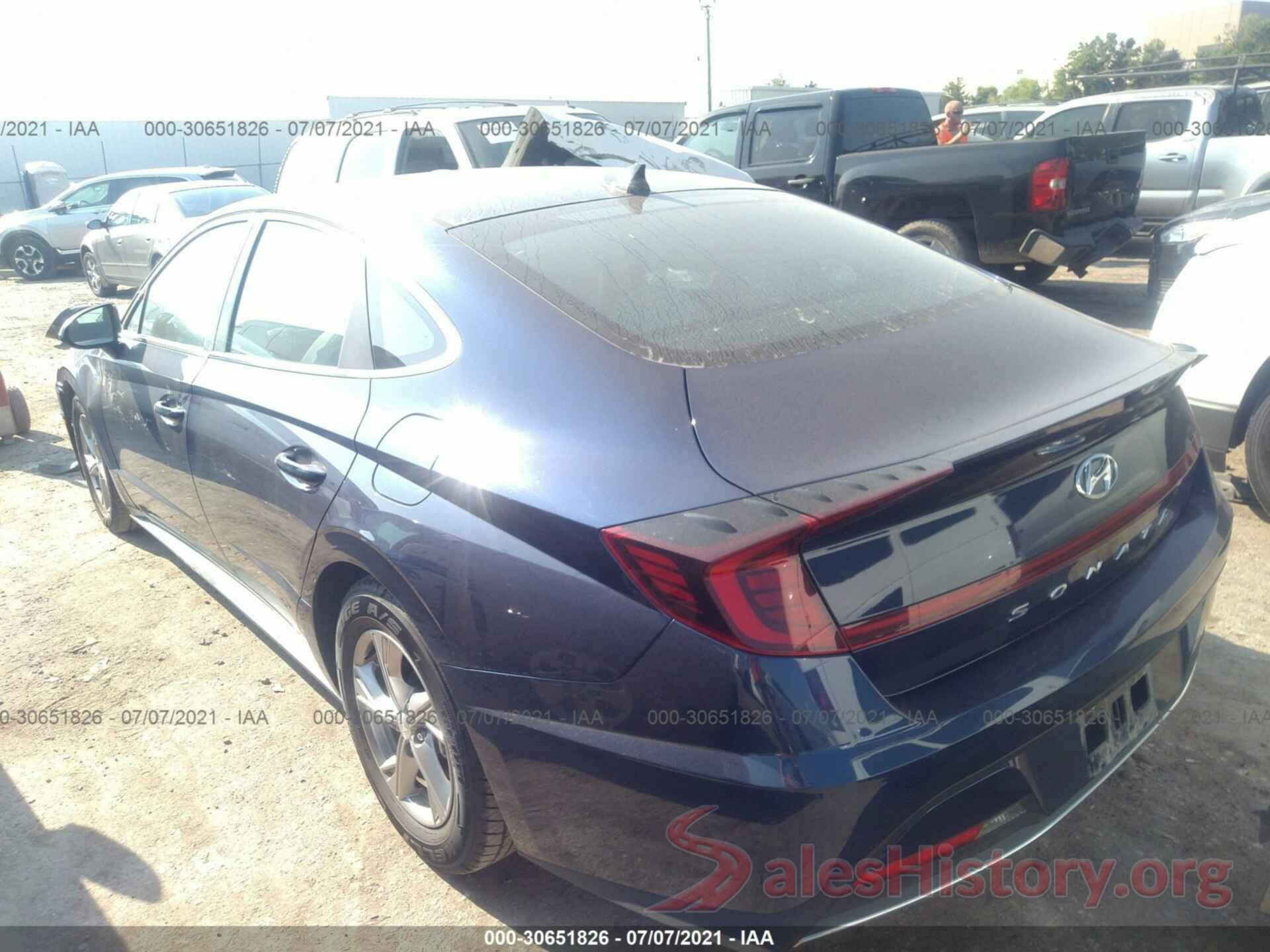 5NPEG4JA2MH070432 2021 HYUNDAI SONATA