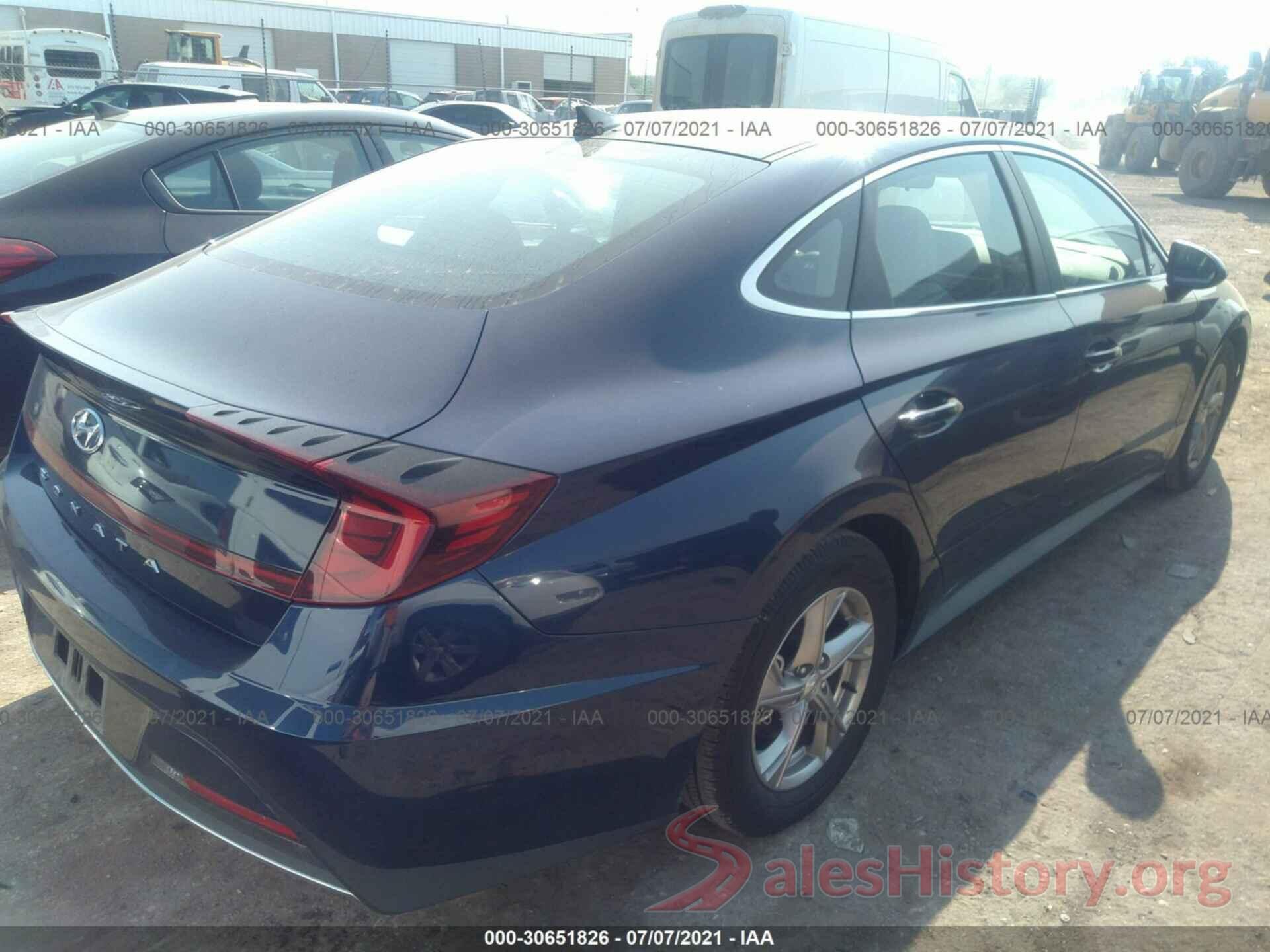 5NPEG4JA2MH070432 2021 HYUNDAI SONATA