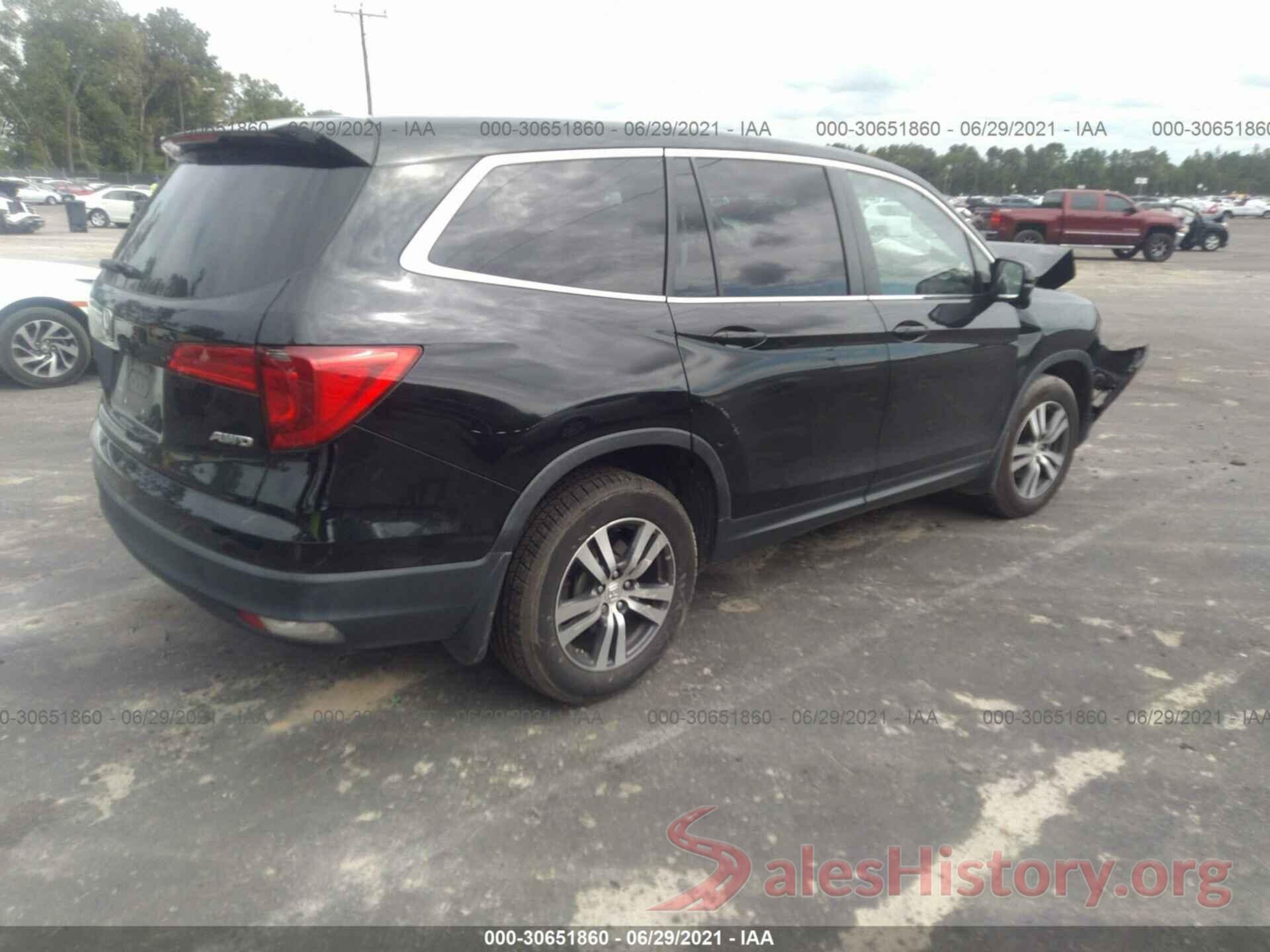 5FNYF6H67GB079370 2016 HONDA PILOT