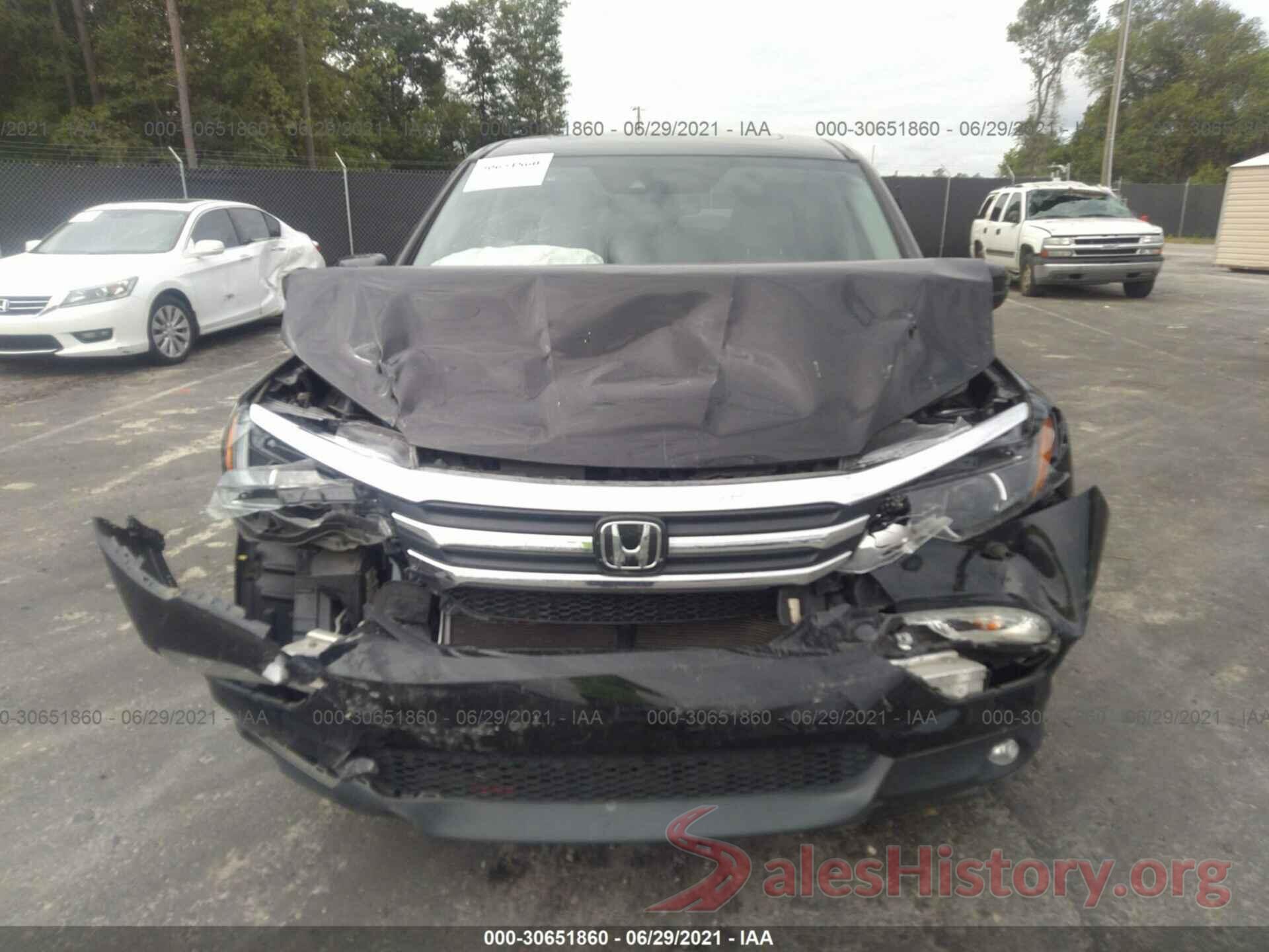 5FNYF6H67GB079370 2016 HONDA PILOT