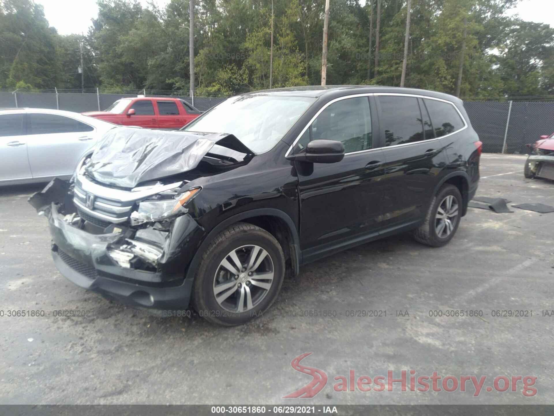 5FNYF6H67GB079370 2016 HONDA PILOT