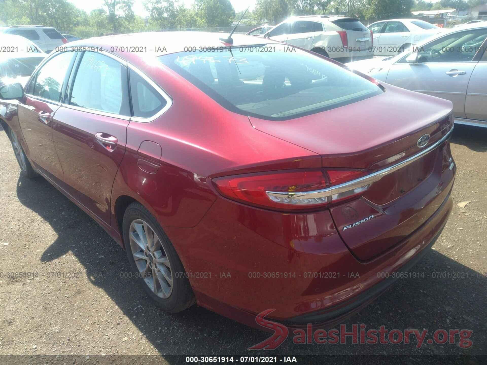 3FA6P0HD2HR304669 2017 FORD FUSION