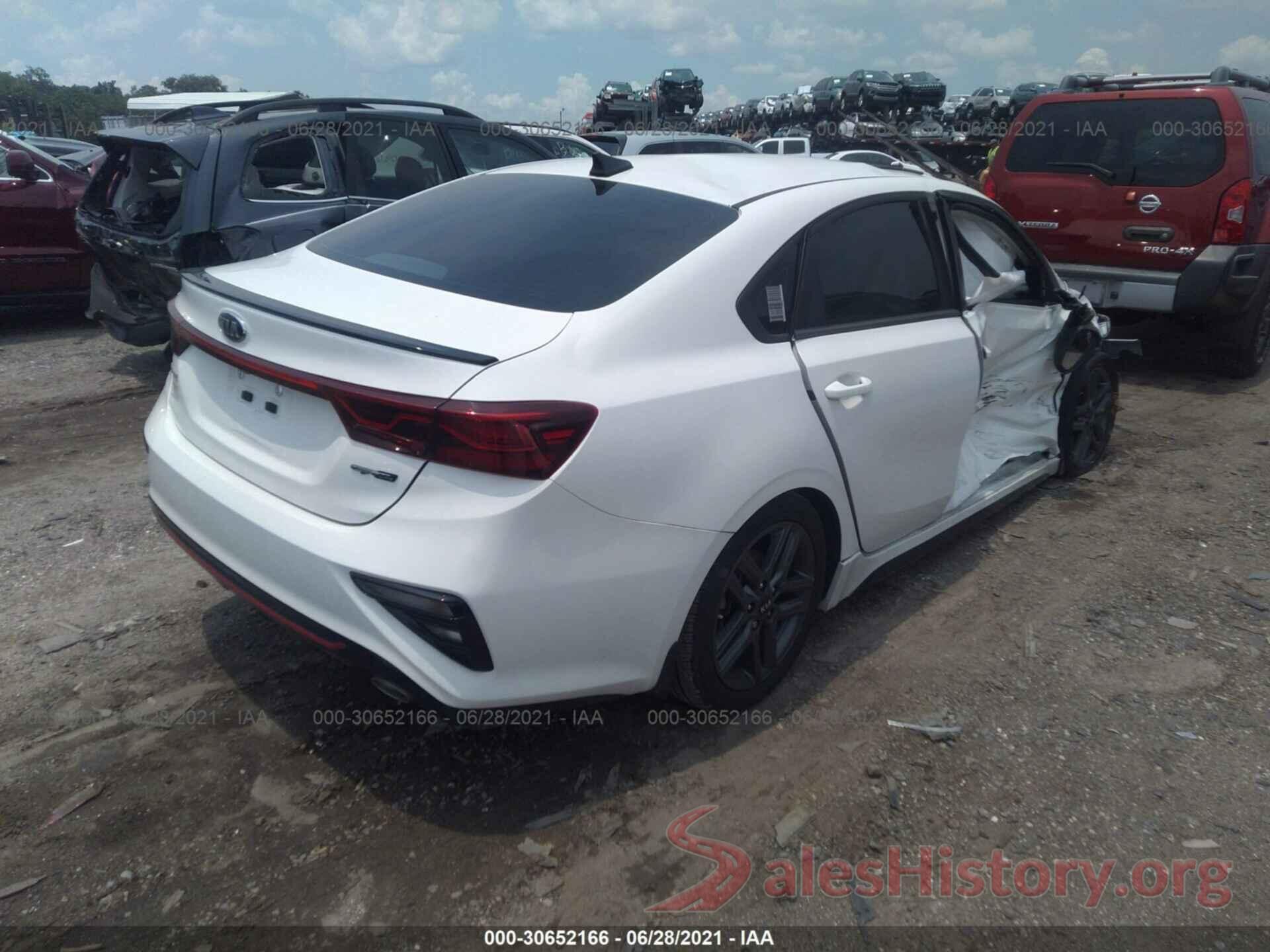 3KPF34AD3LE200652 2020 KIA FORTE