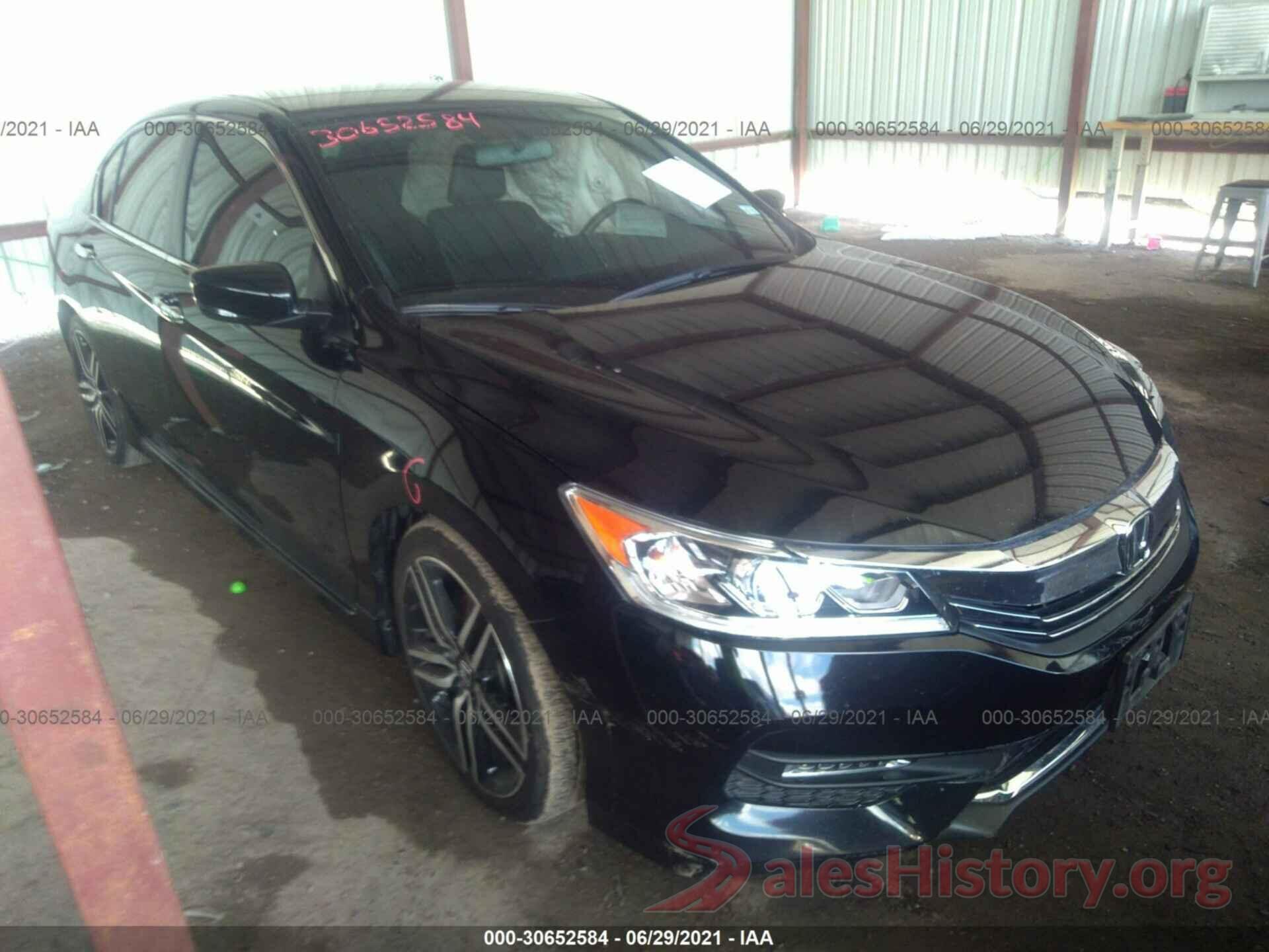 1HGCR2F50GA205096 2016 HONDA ACCORD SEDAN