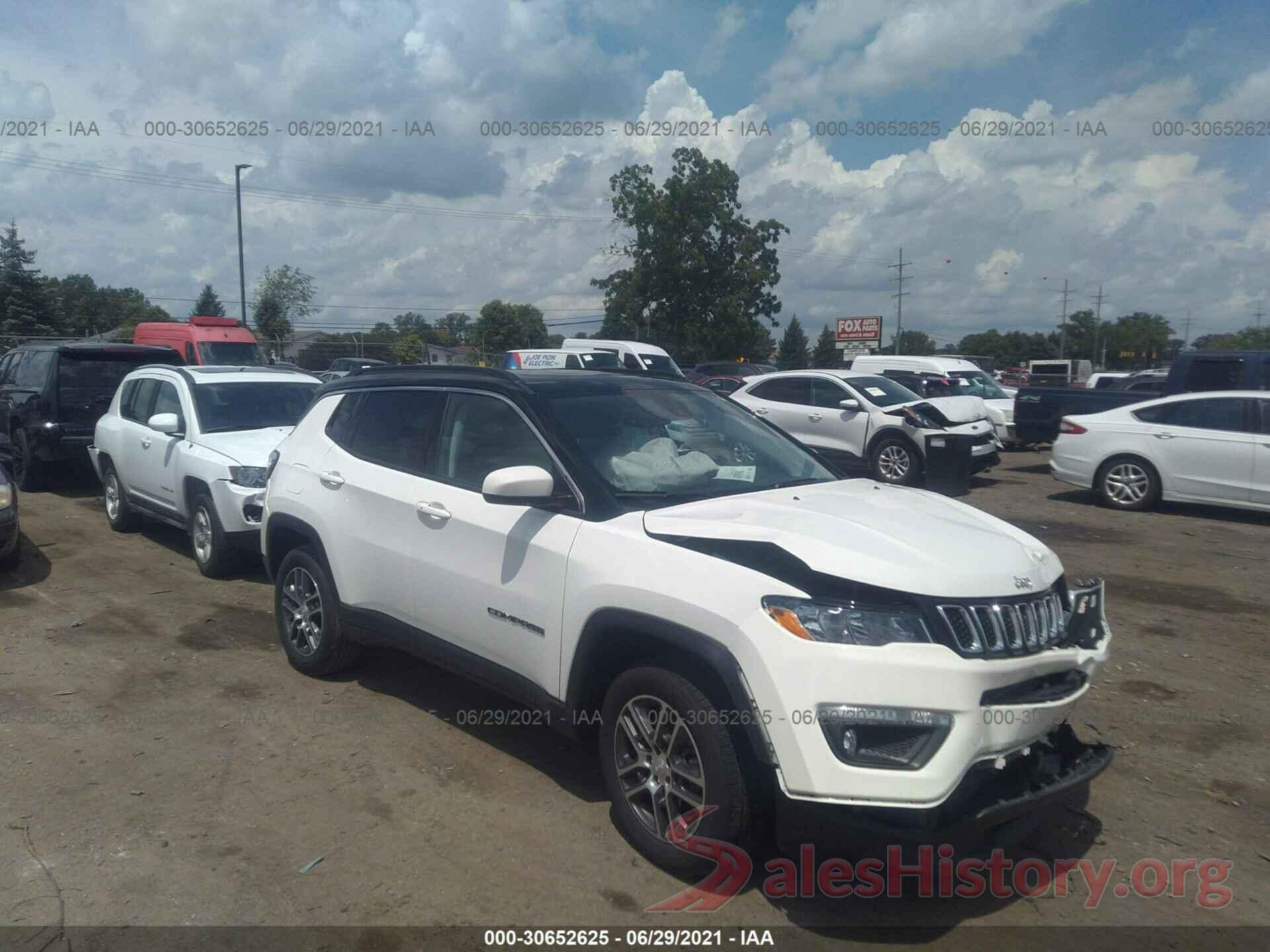 3C4NJDBB8LT244298 2020 JEEP COMPASS