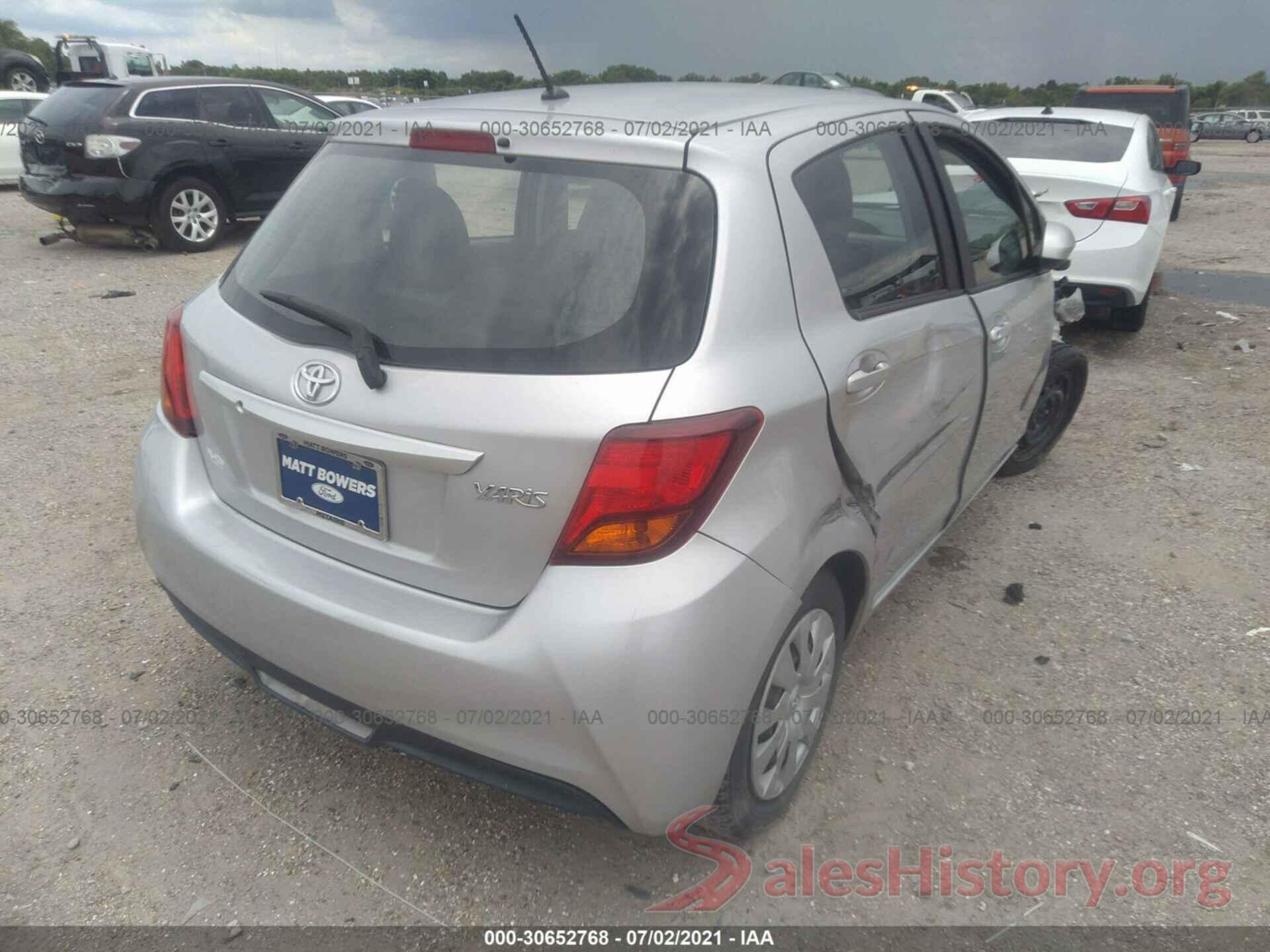 VNKKTUD31GA063731 2016 TOYOTA YARIS