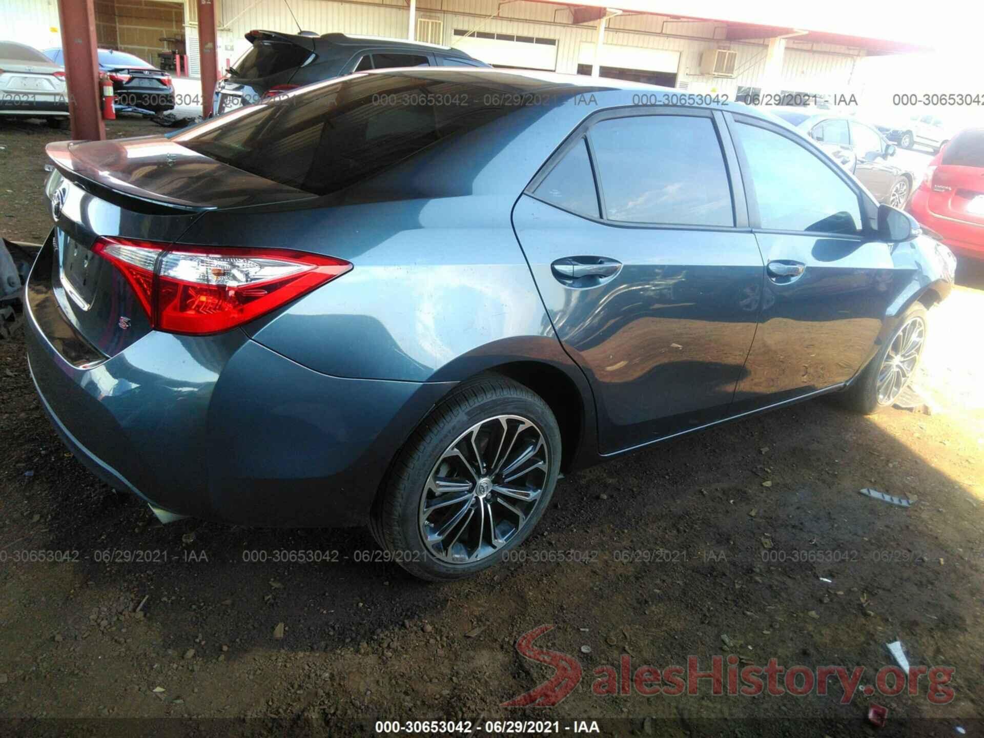 5YFBURHE5GP395097 2016 TOYOTA COROLLA