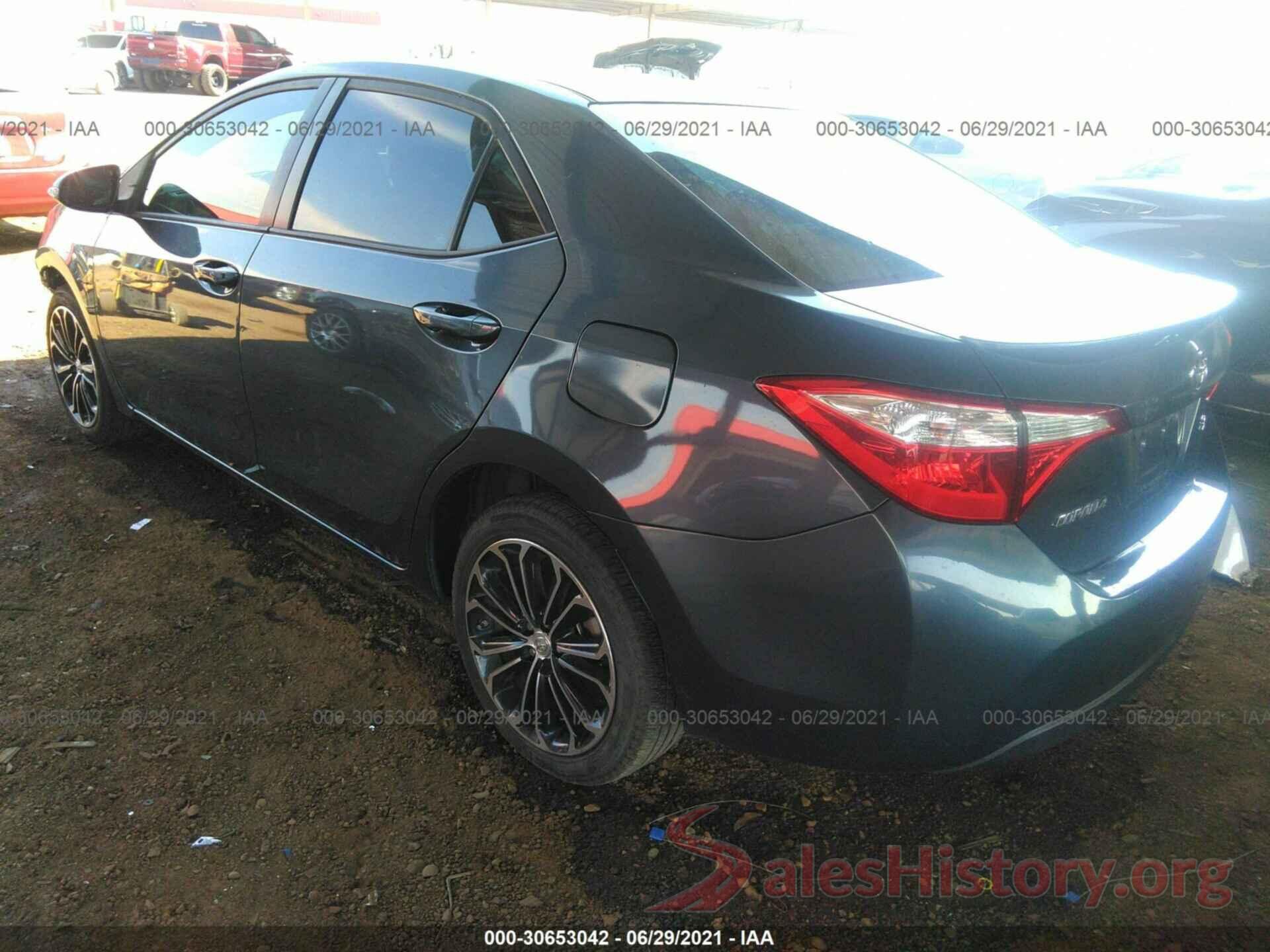 5YFBURHE5GP395097 2016 TOYOTA COROLLA