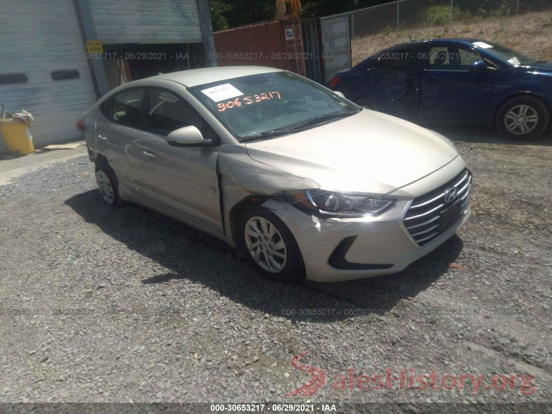 5NPD74LFXHH137563 2017 HYUNDAI ELANTRA