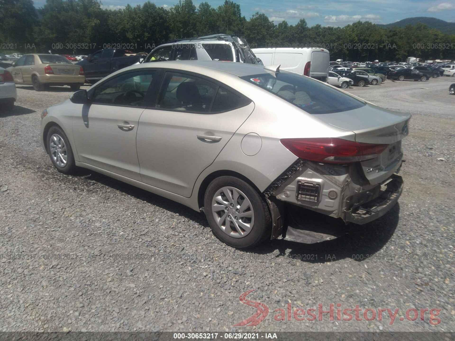 5NPD74LFXHH137563 2017 HYUNDAI ELANTRA