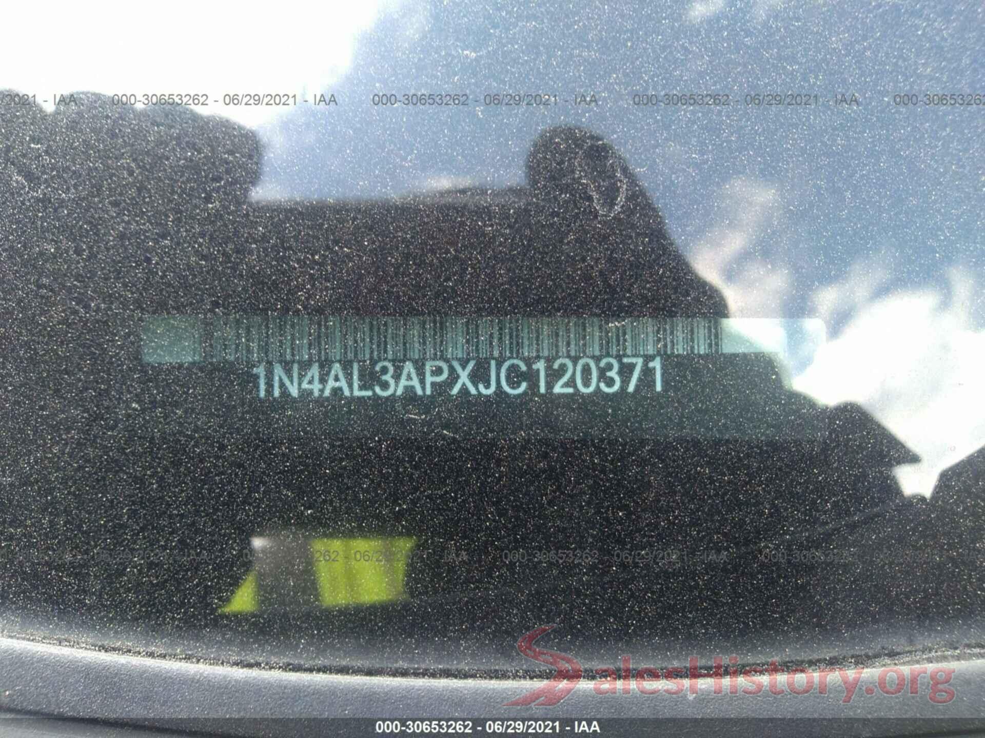 1N4AL3APXJC120371 2018 NISSAN ALTIMA