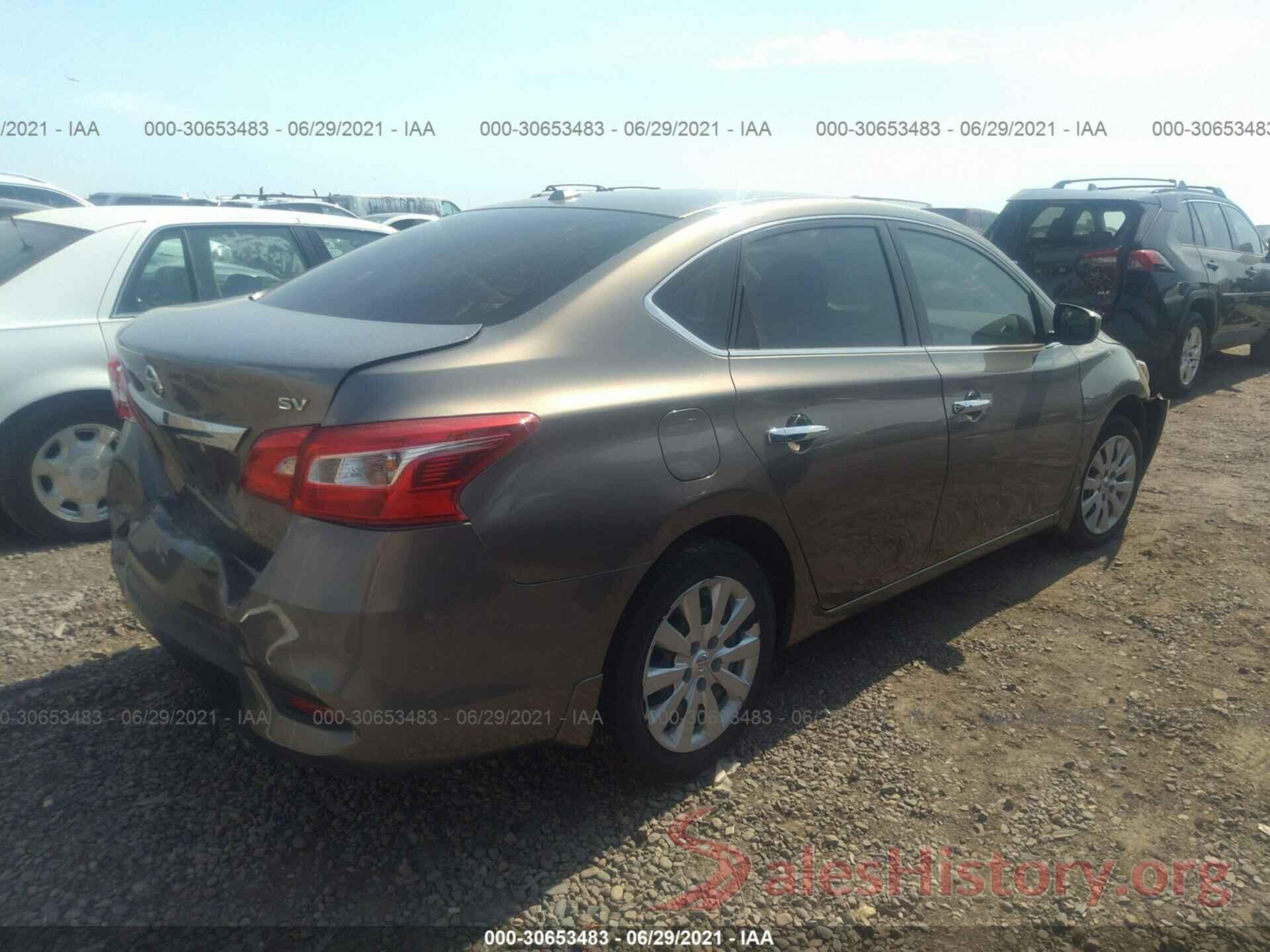 3N1AB7AP1GY260543 2016 NISSAN SENTRA