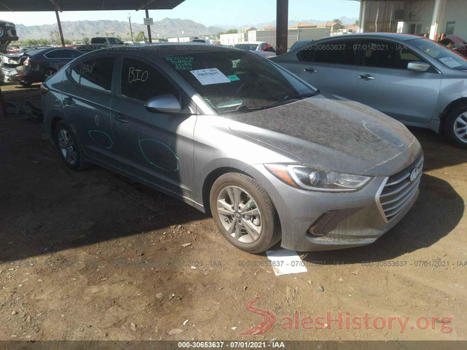 KMHD84LF6JU633562 2018 HYUNDAI ELANTRA