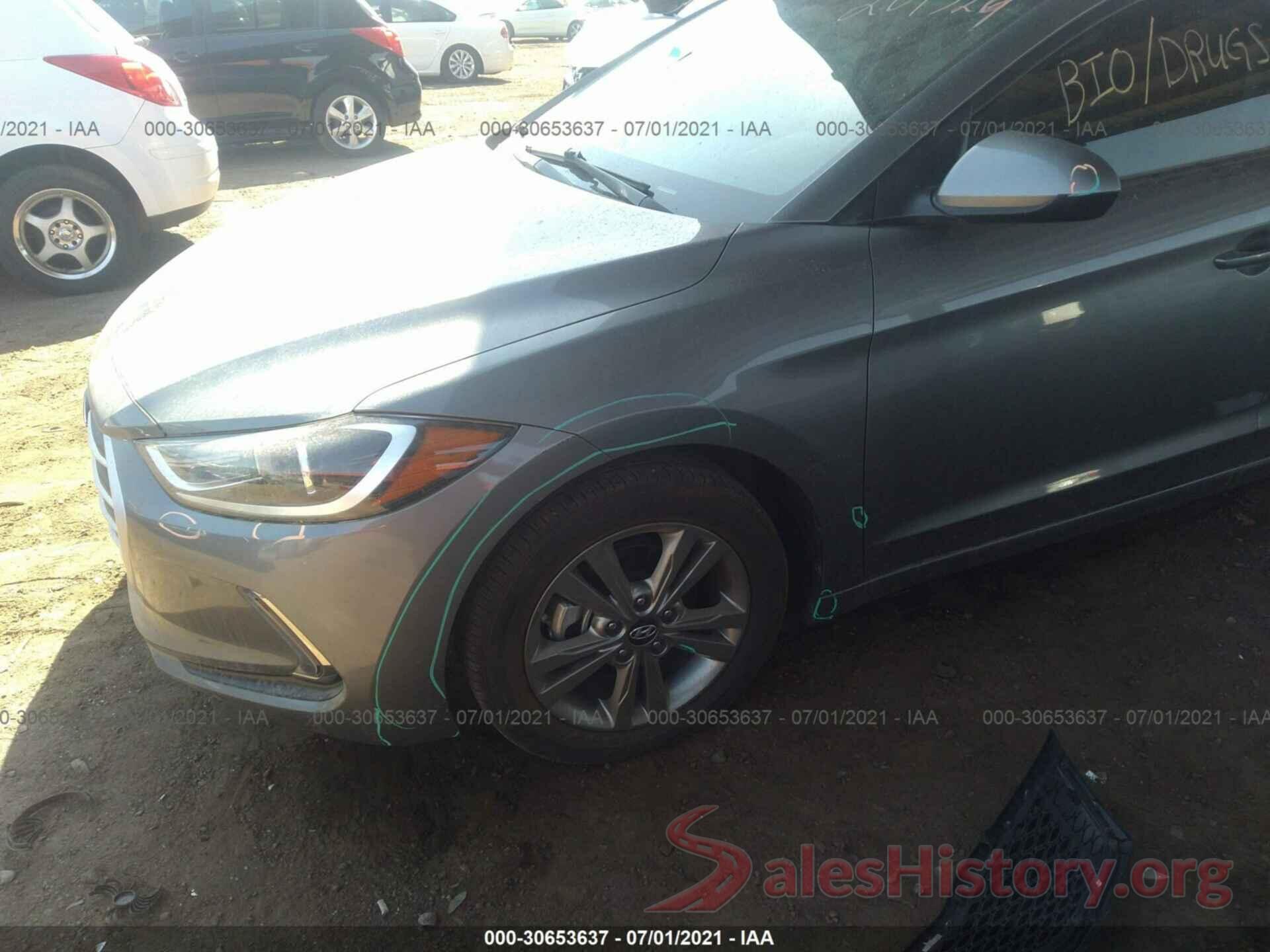 KMHD84LF6JU633562 2018 HYUNDAI ELANTRA