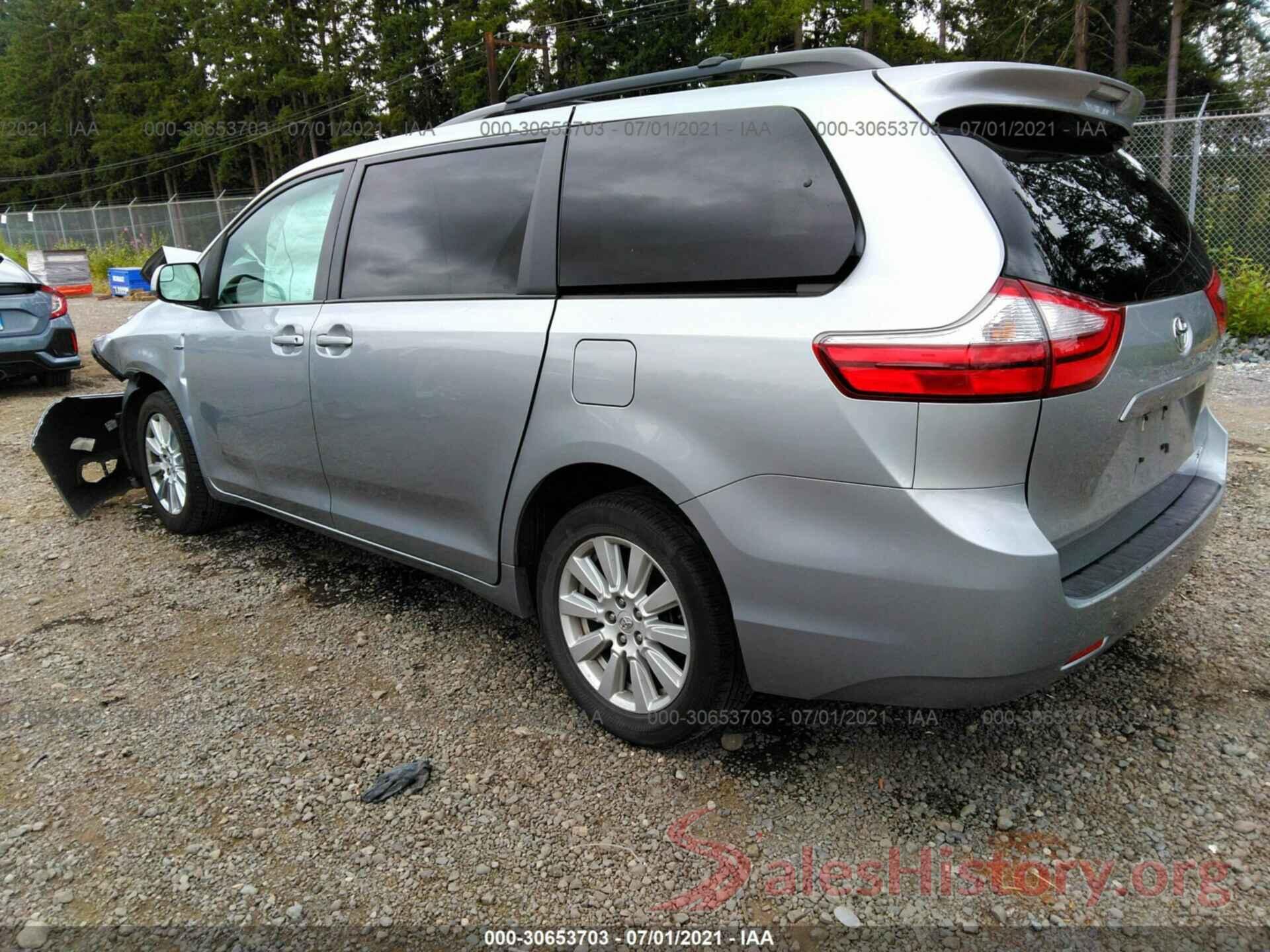 5TDJZ3DC9HS169278 2017 TOYOTA SIENNA