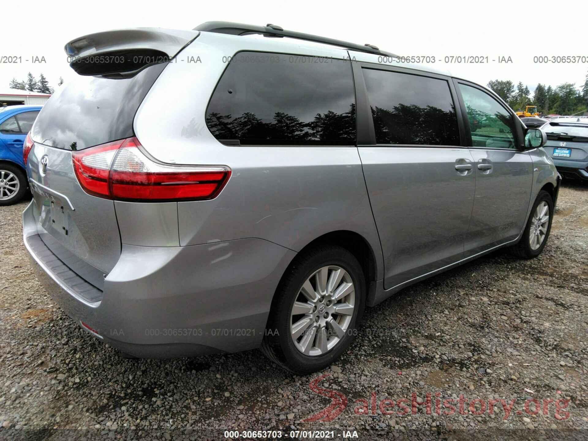 5TDJZ3DC9HS169278 2017 TOYOTA SIENNA