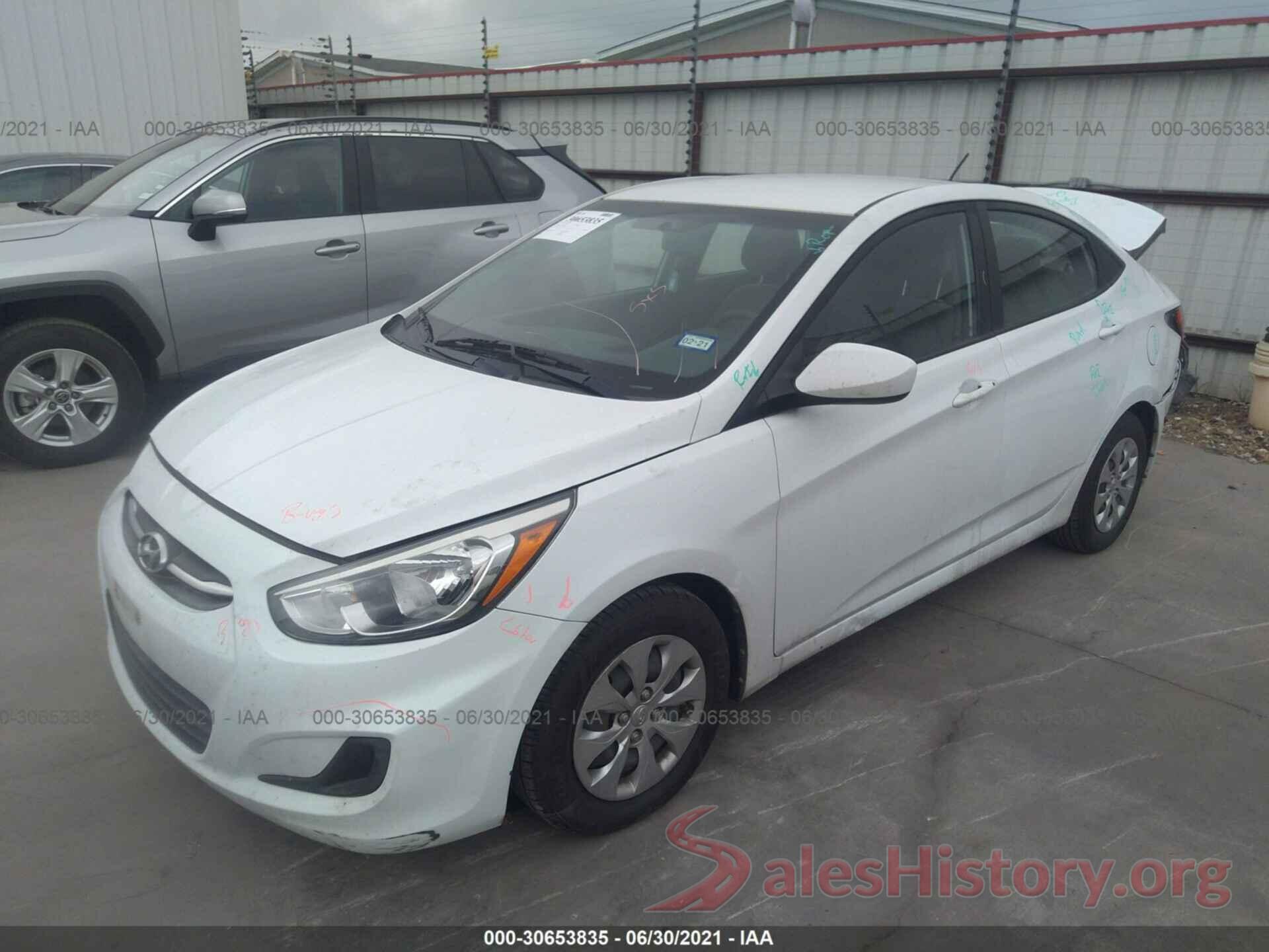 KMHCT4AE6HU286281 2017 HYUNDAI ACCENT