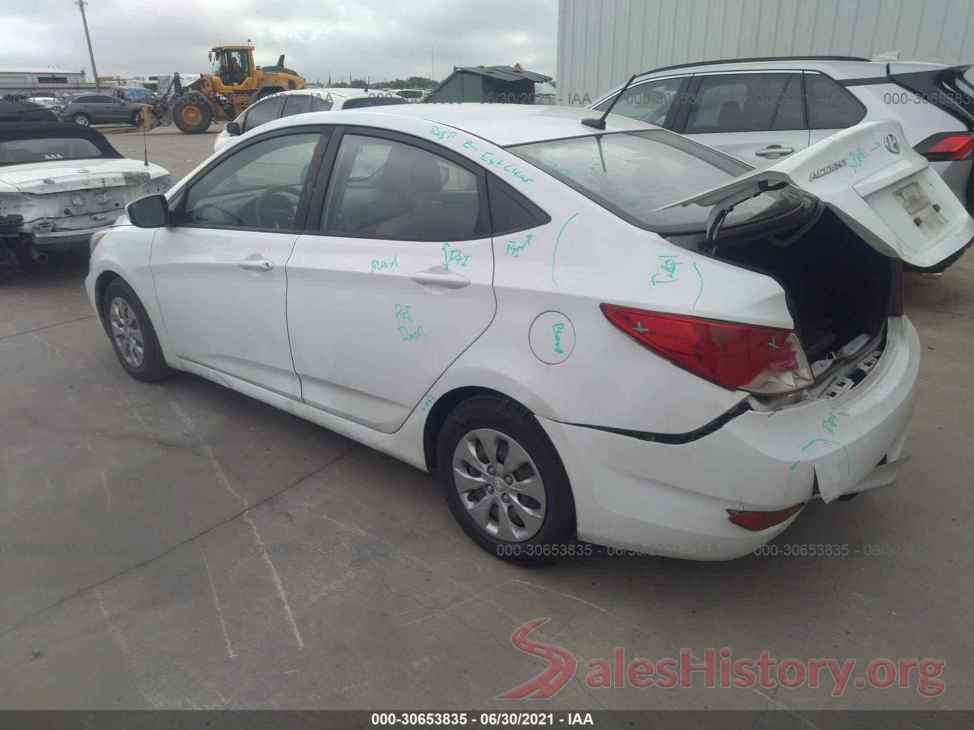 KMHCT4AE6HU286281 2017 HYUNDAI ACCENT