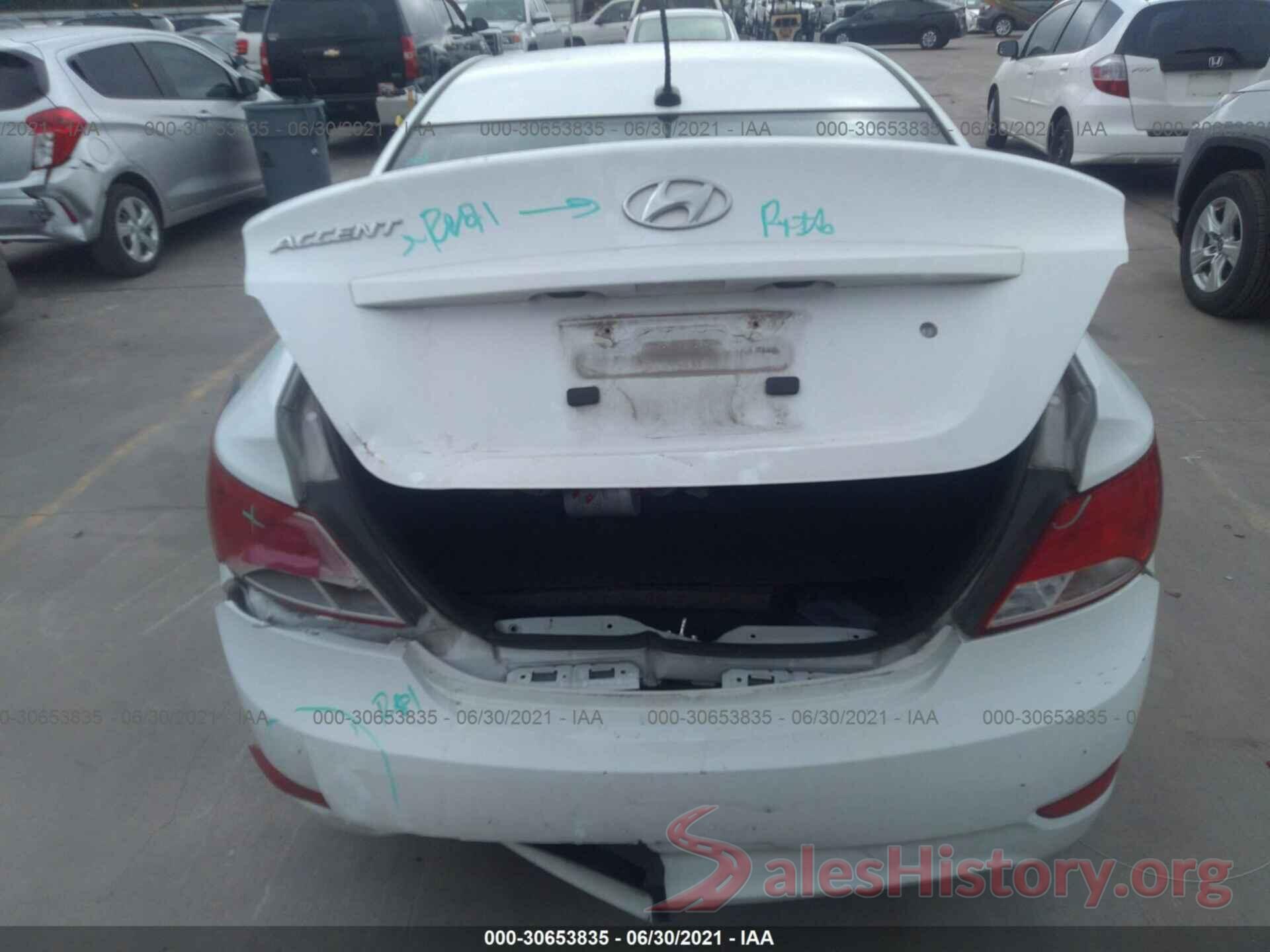 KMHCT4AE6HU286281 2017 HYUNDAI ACCENT